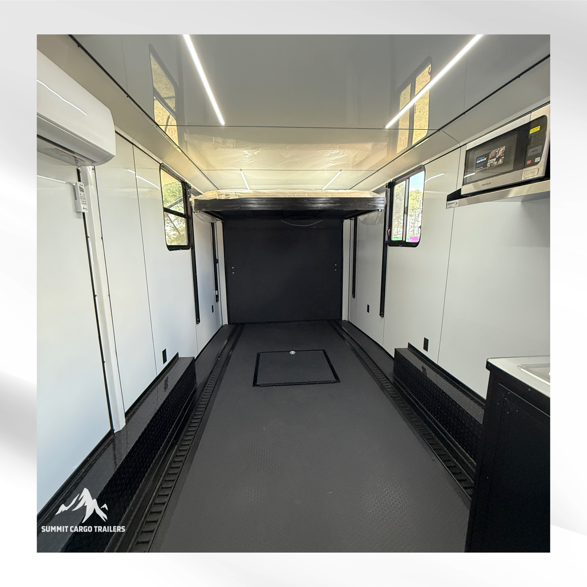 8.5X30TA Charcoal Race Ready Trailer