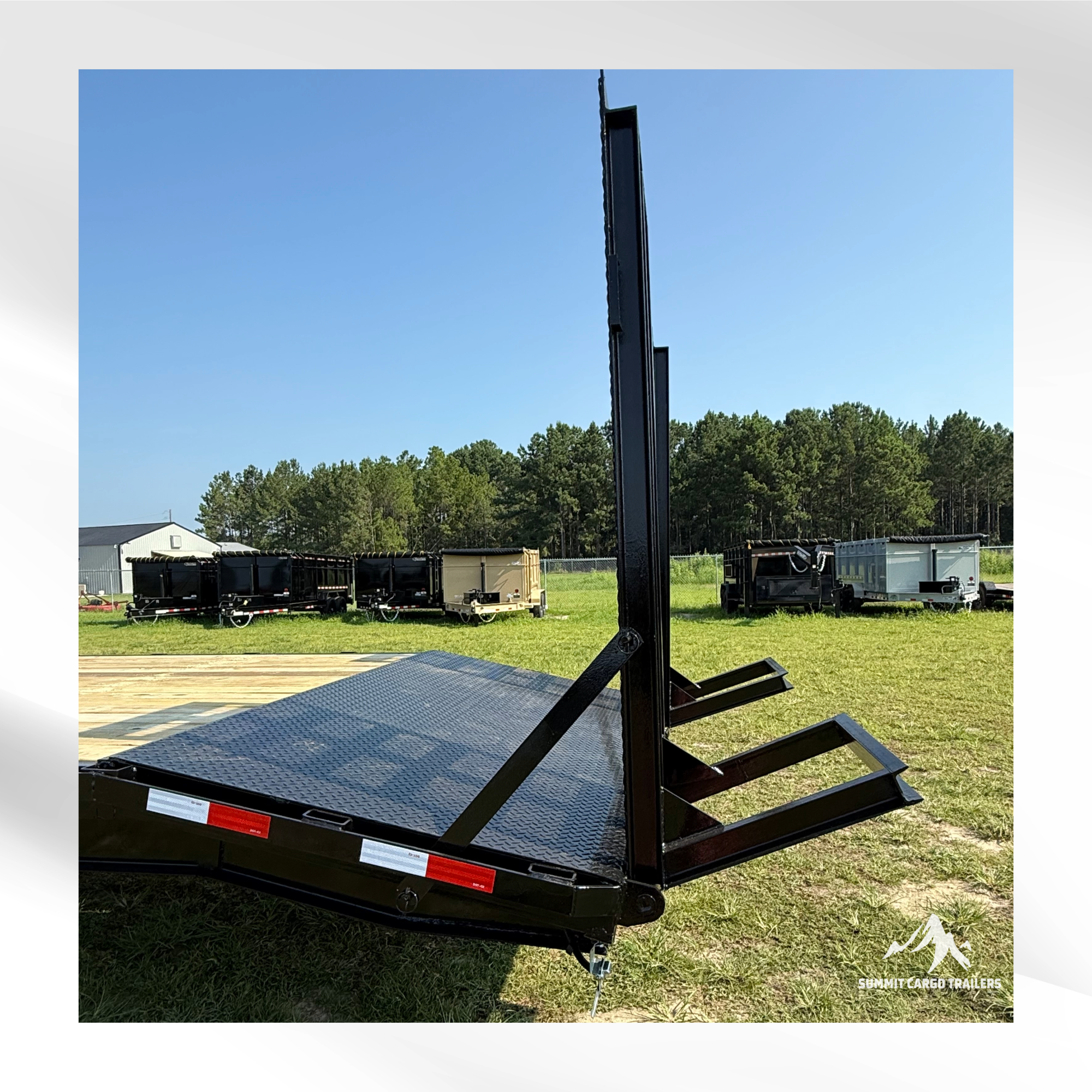 8.5X40TA Gooseneck Deck over Utility Trailer