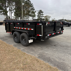 7X14TA Black Dump Trailer