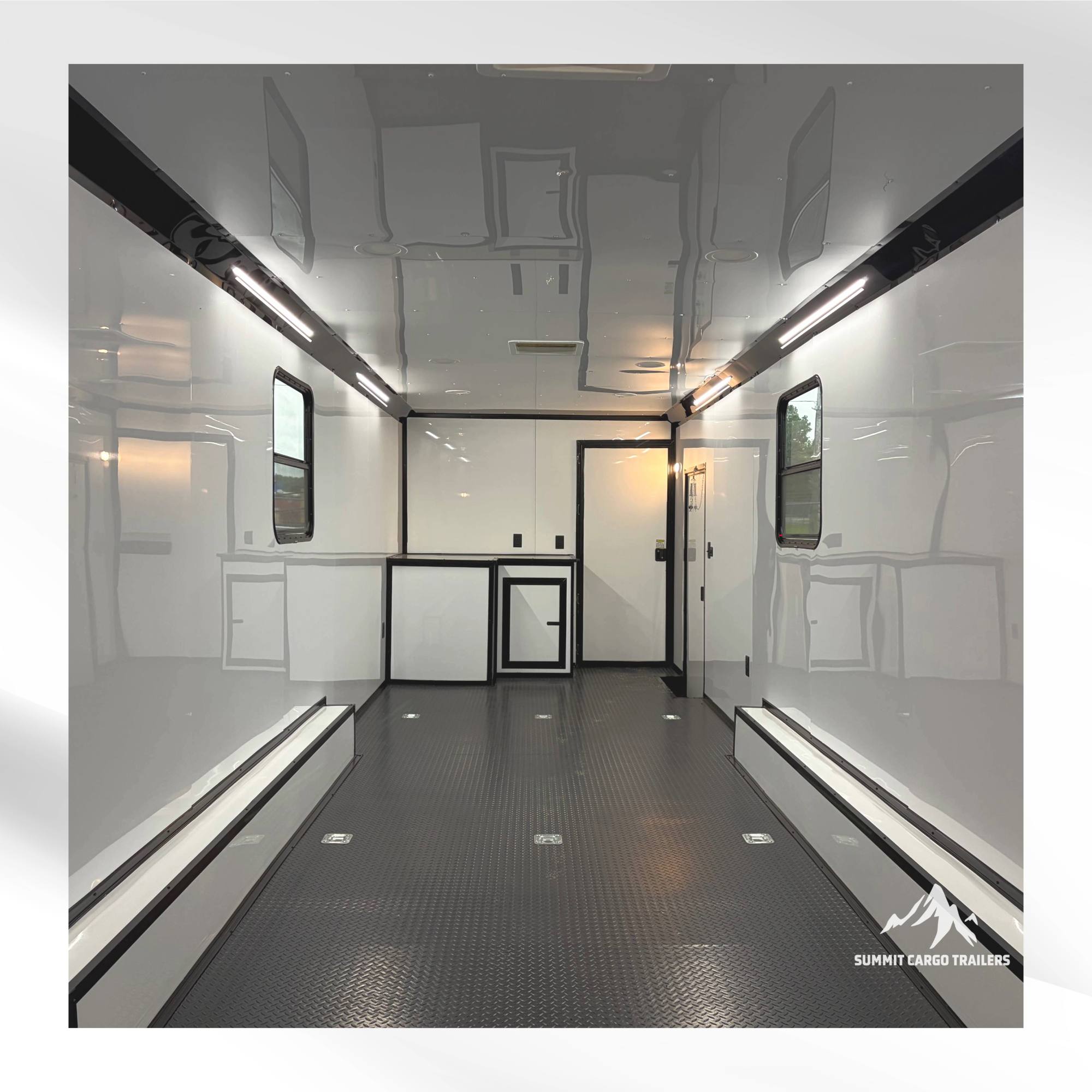 8.5X36TTA3 Black Race Ready Trailer