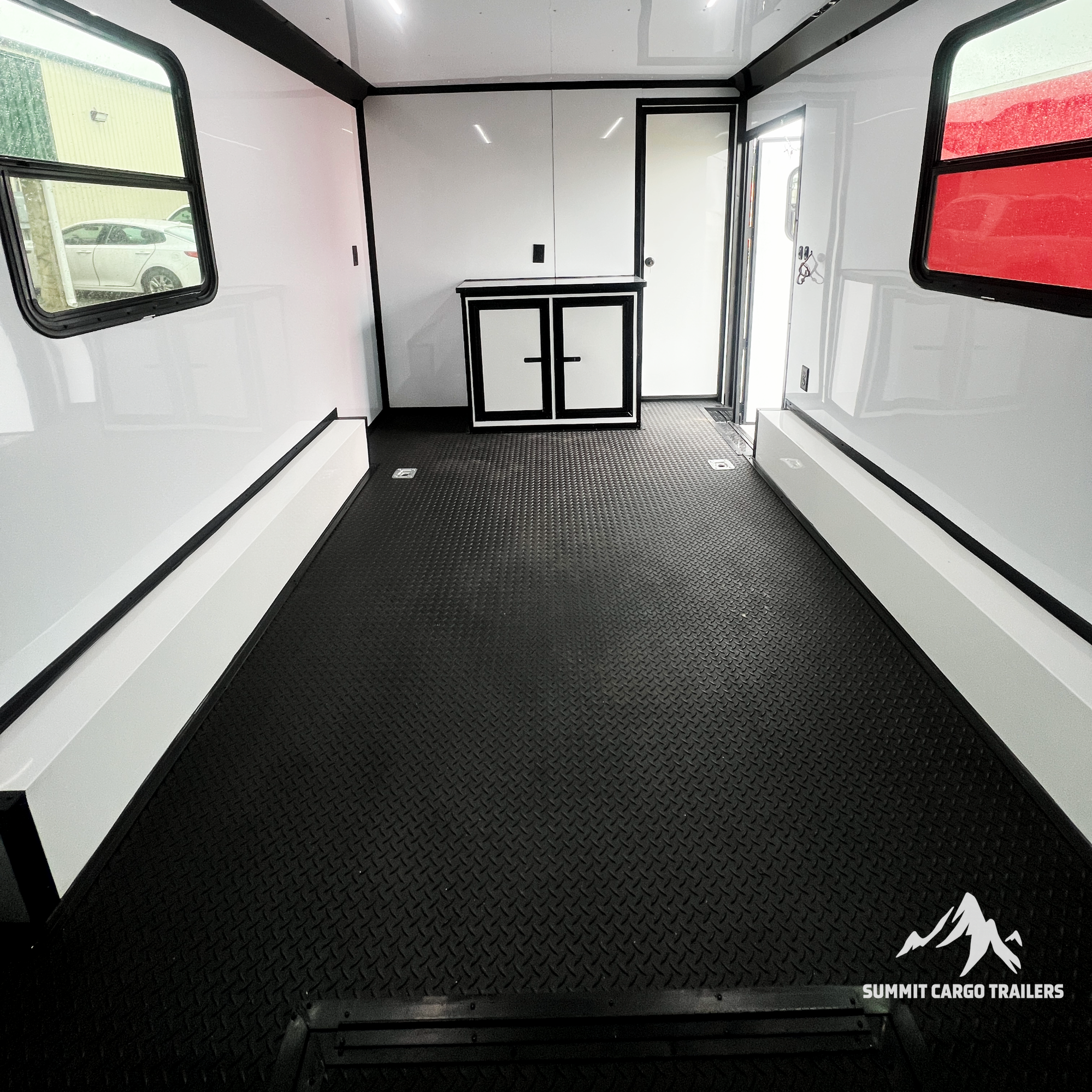 8.5X20TA White Race Ready Trailer