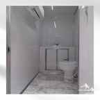 8.5X12SA White Mobile Bathroom Trailer