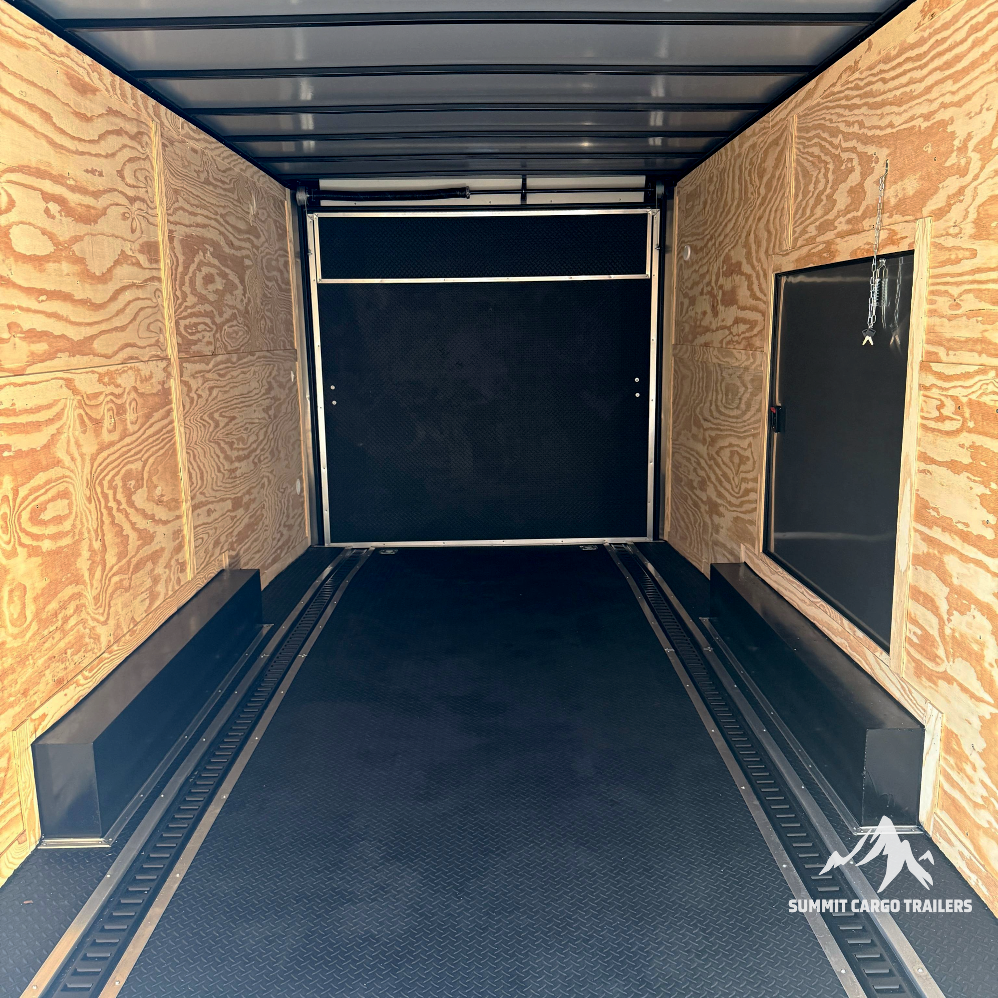 8.5X24TA Silver Car Hauler Trailer