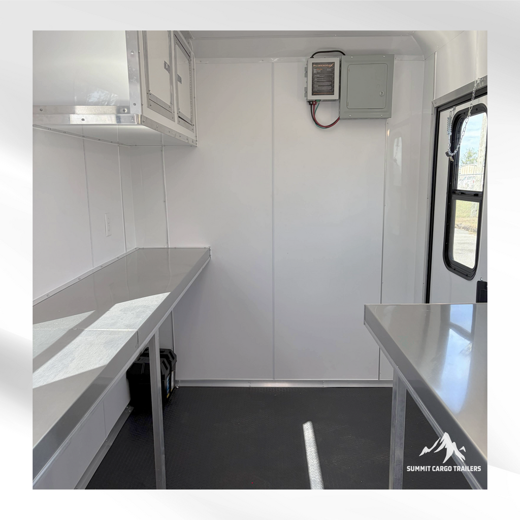 6X10TA White Splicing Trailer