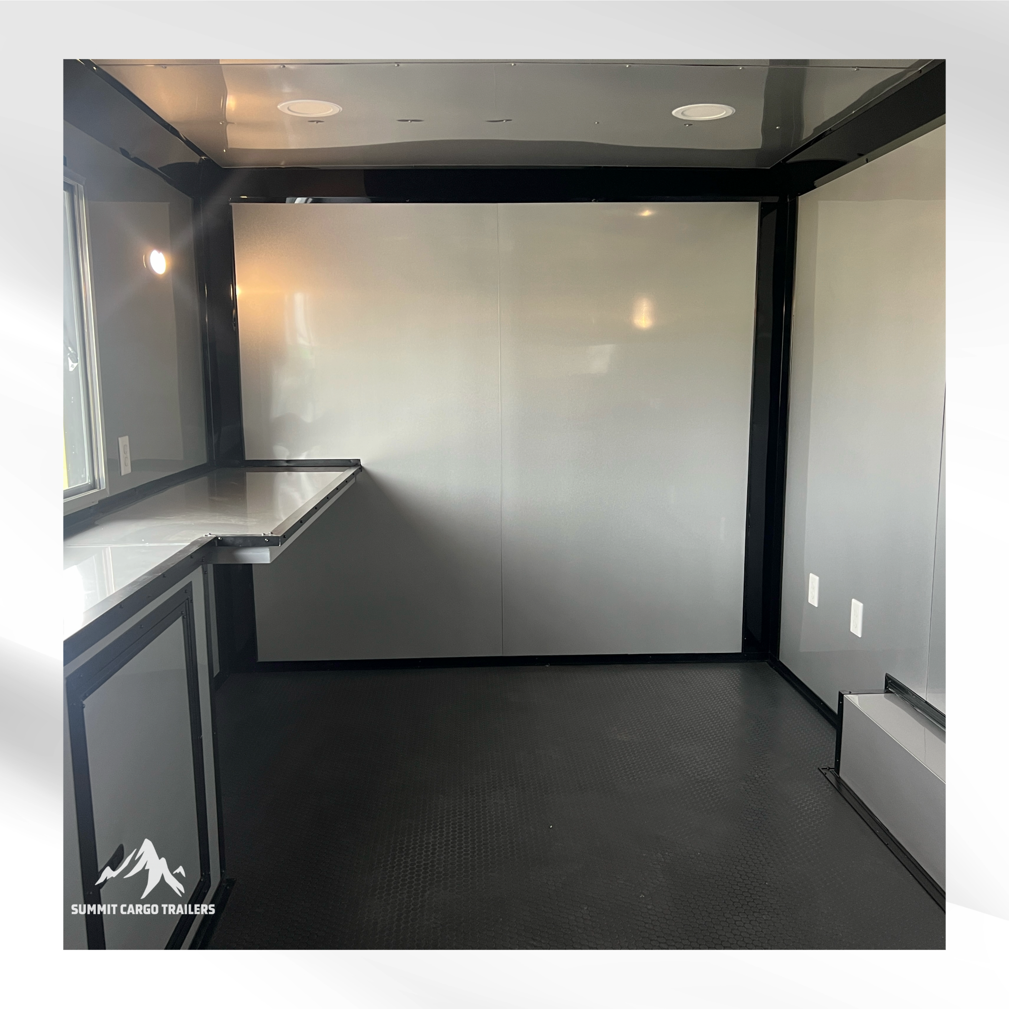 8.5X16TA White Concession Trailer