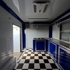 8.5X12TA Blue Concession Trailer