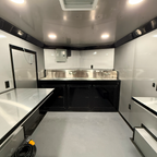 8.5X14TA Black Concession Trailer