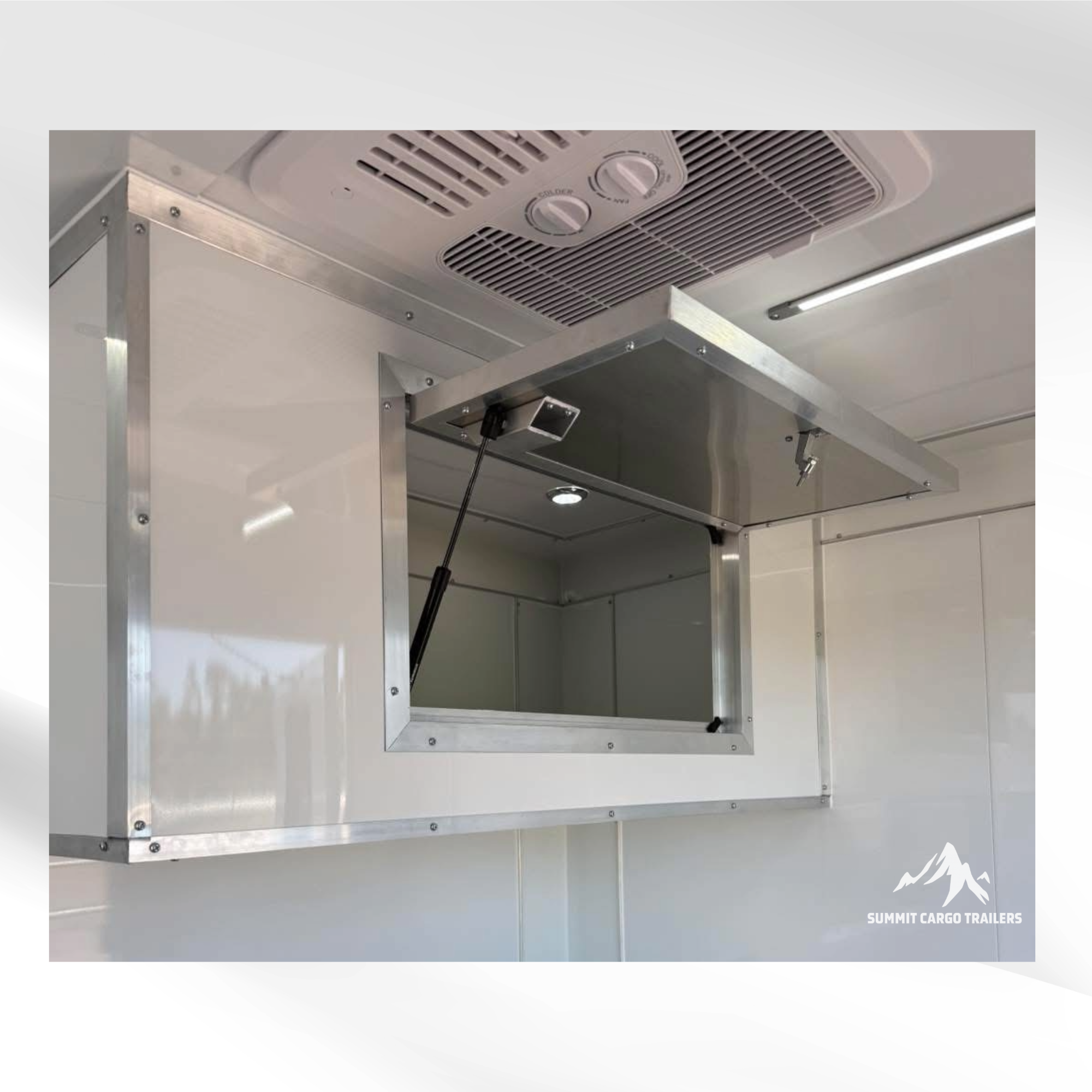 6X10 White Splicing Trailer
