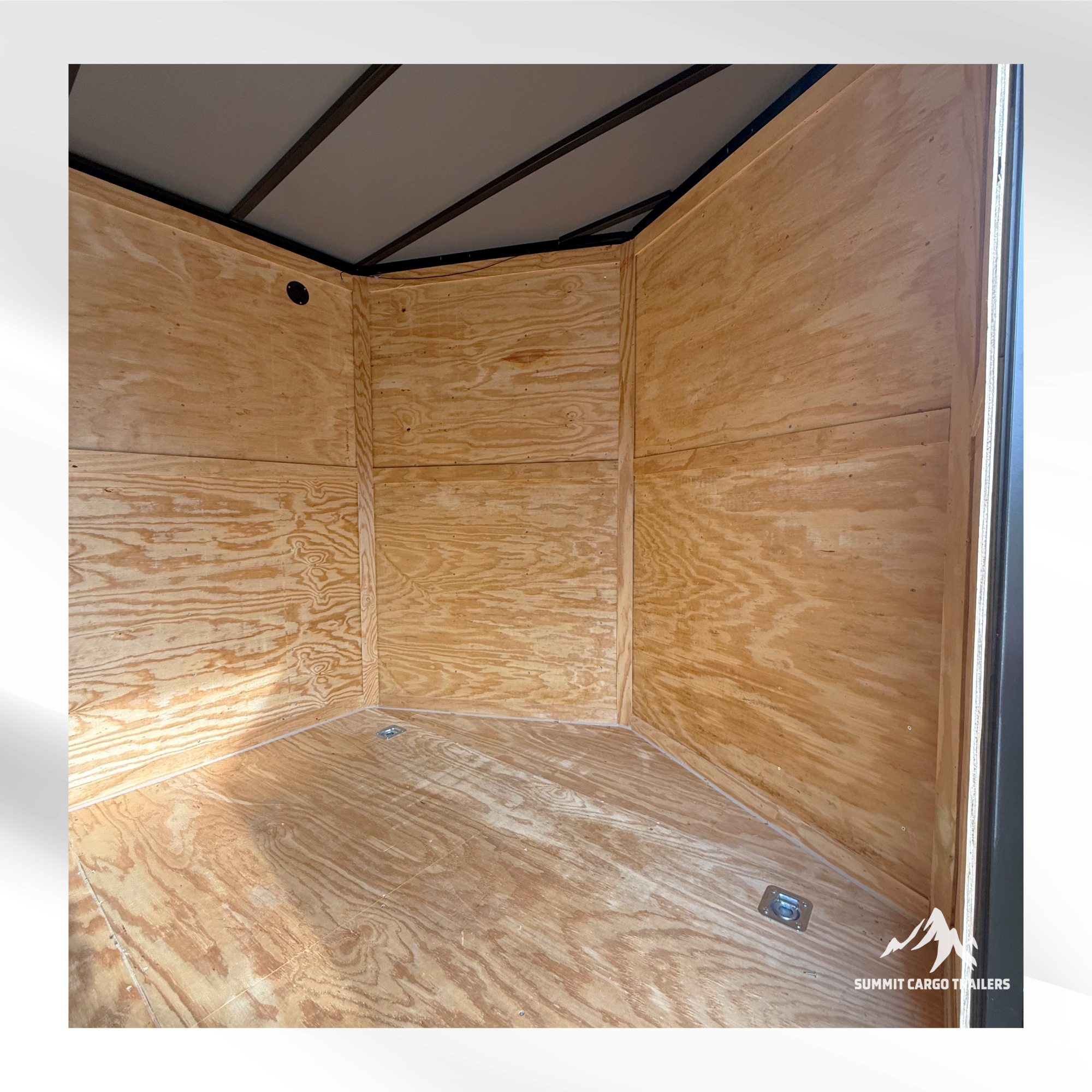 8.5X28TA3 White Car Hauler Trailer