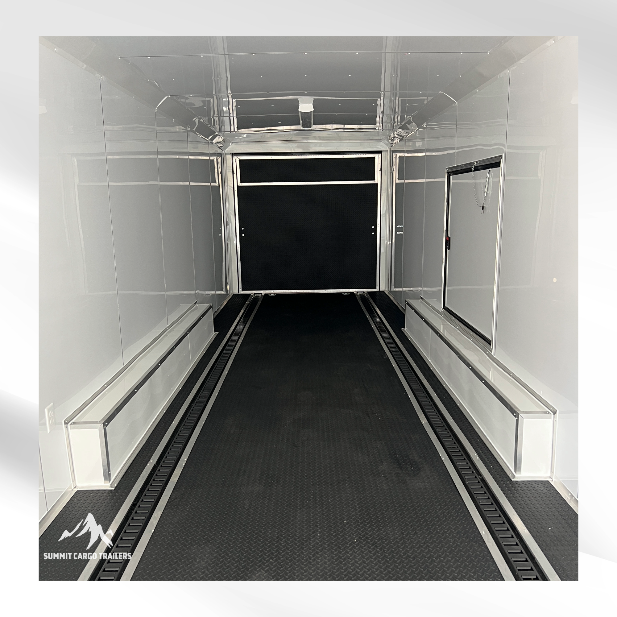 8.5X36TTA White Race Ready Trailer