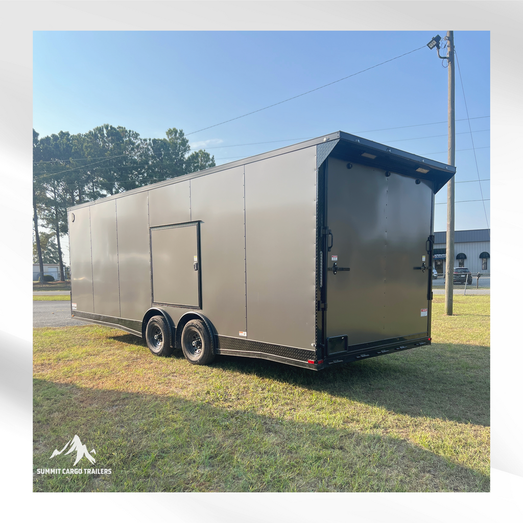 8.5X24TA Charcoal Standard Car Hauler Trailer