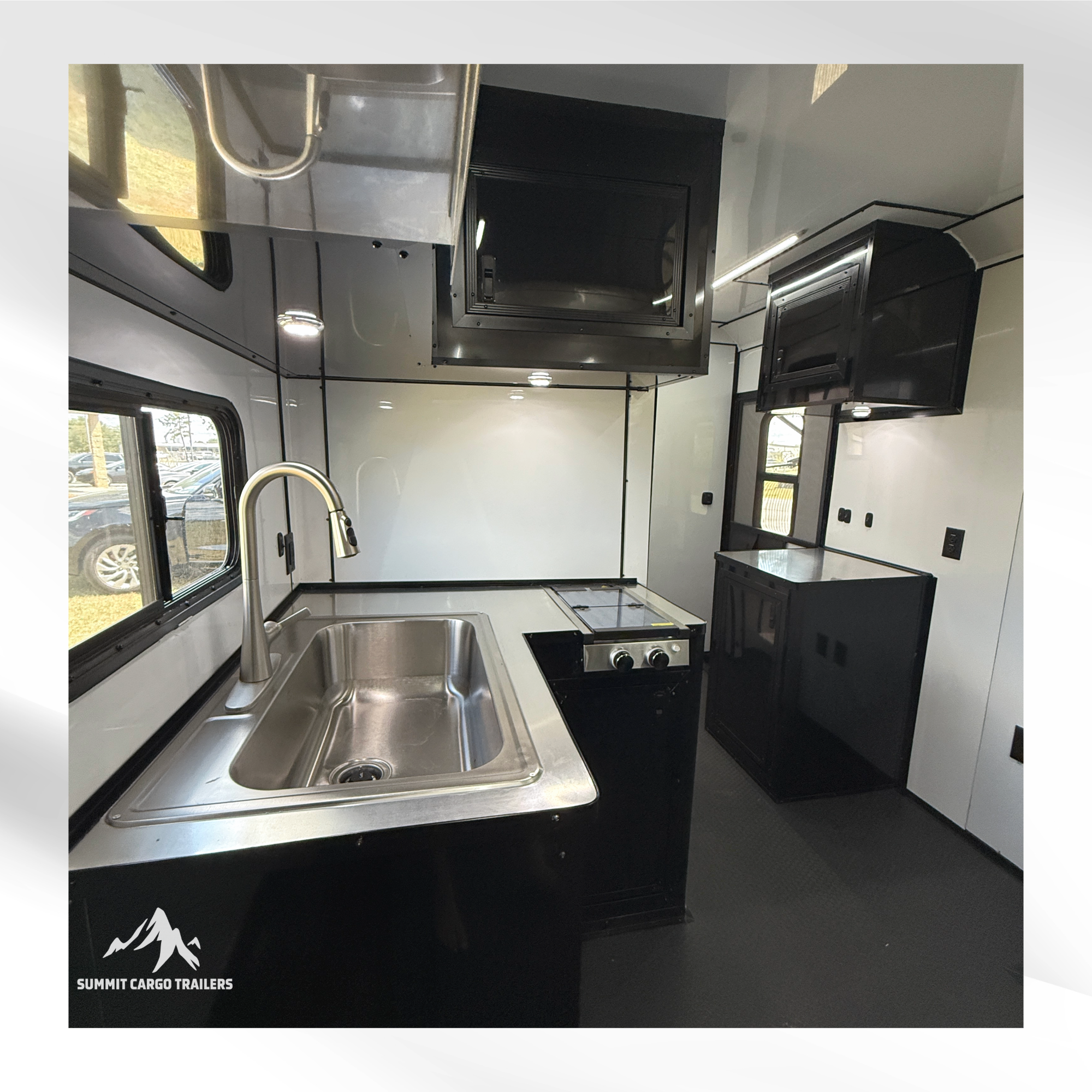 8.5X30TA Charcoal Race Ready Trailer