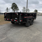 7X14TA Black Dump Trailer
