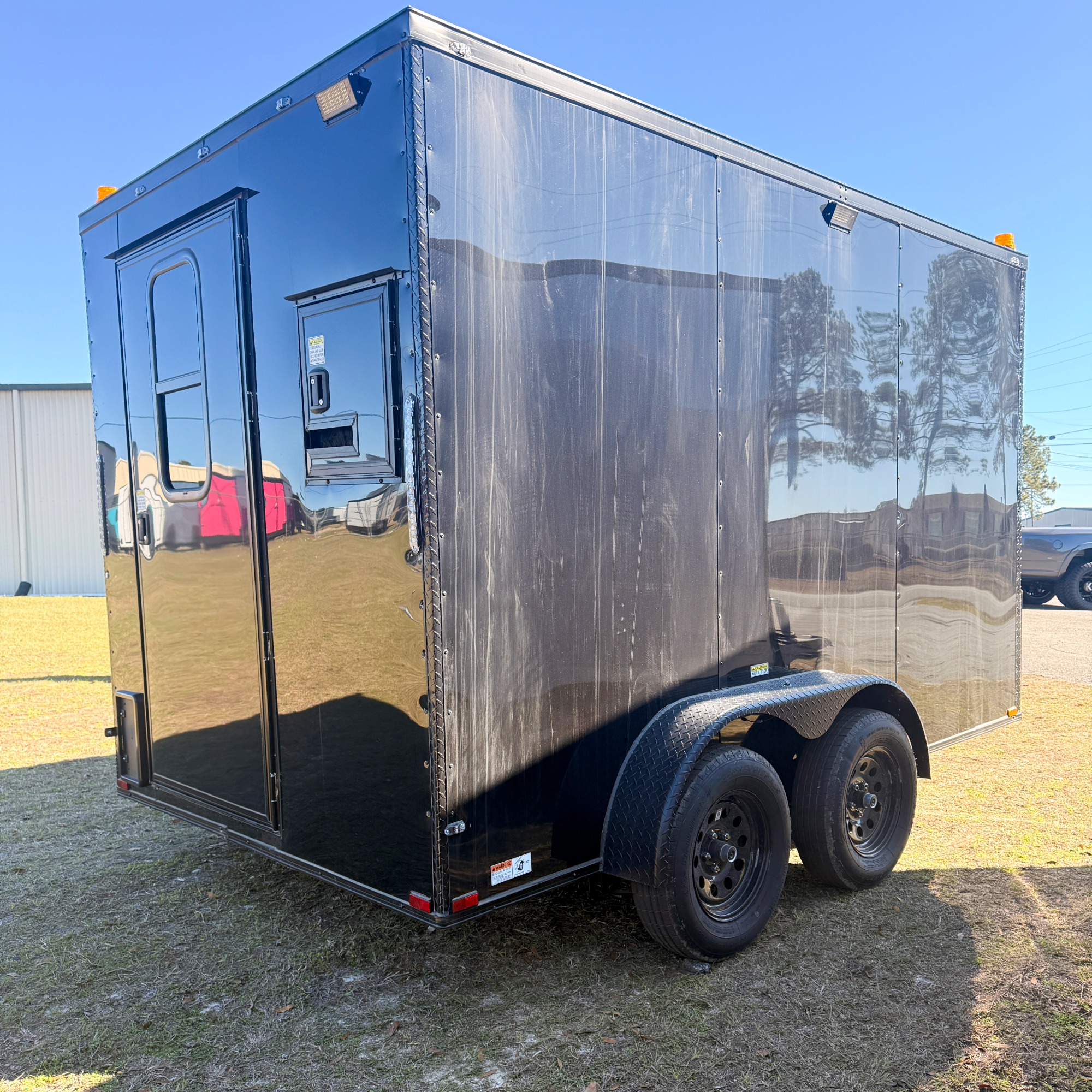 7X12TA Black Splicing Trailer