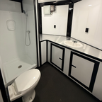 8.5X28TA3 White Race Ready Trailer