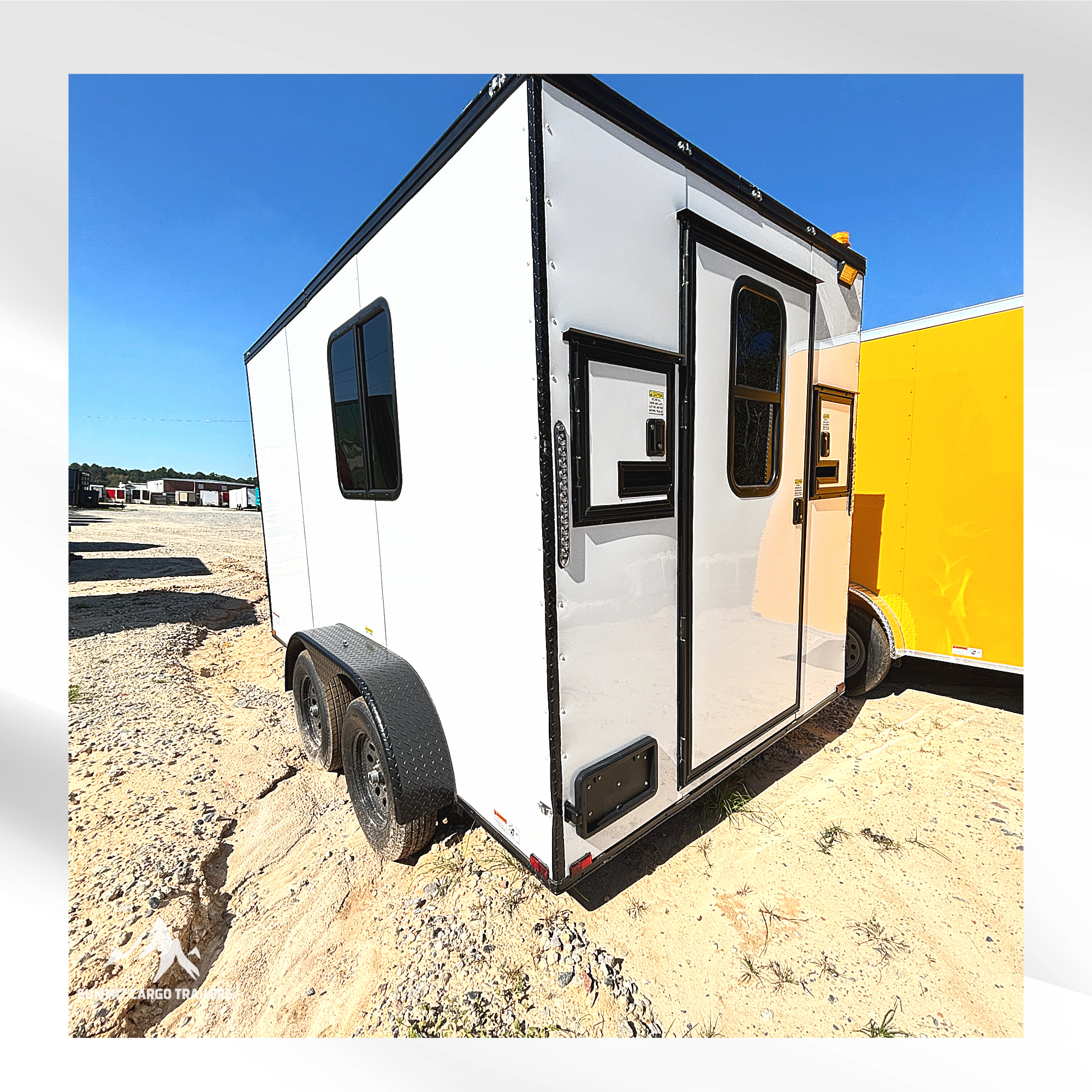 7X12TA White Splicing Trailer