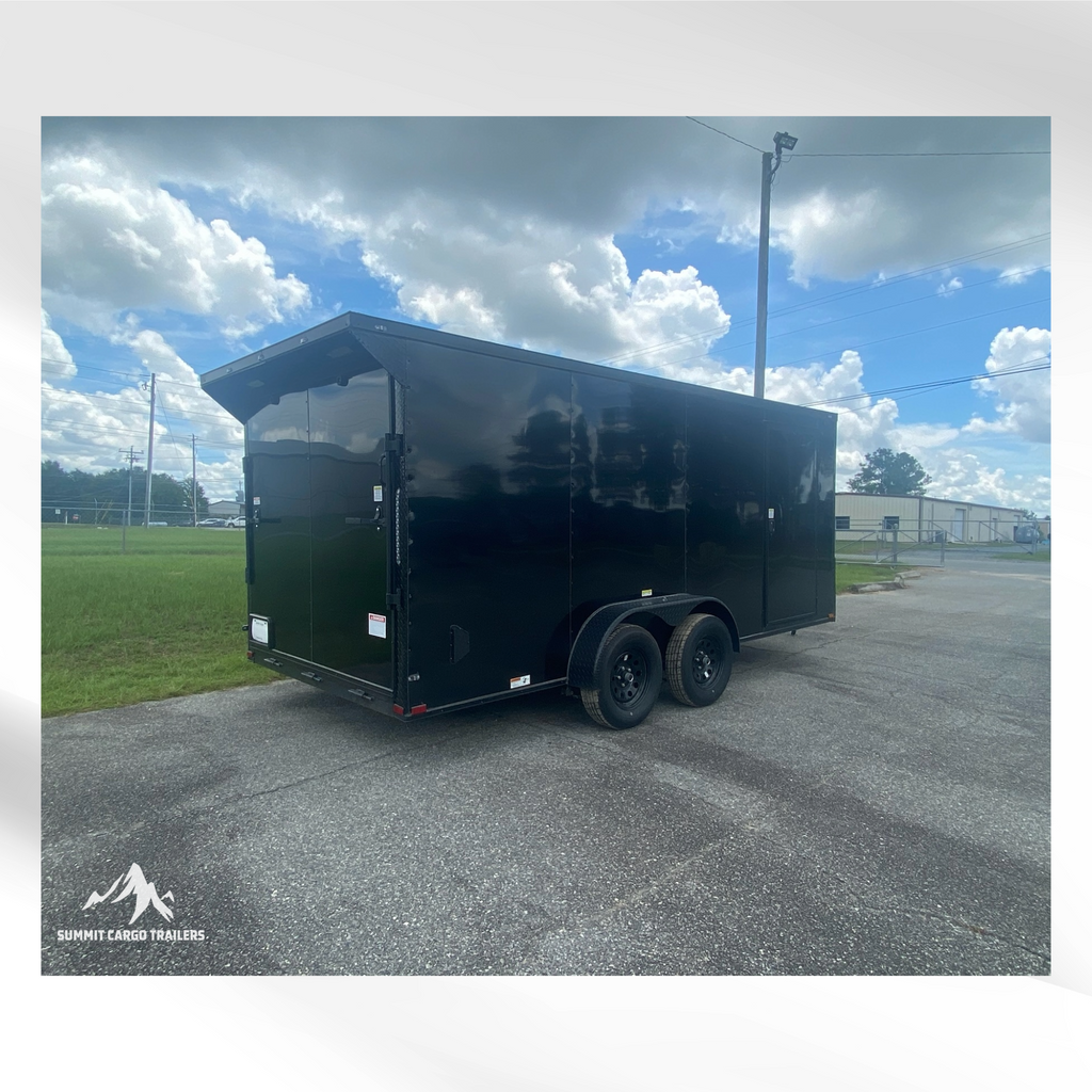 7X16TA Black Standard Trailer