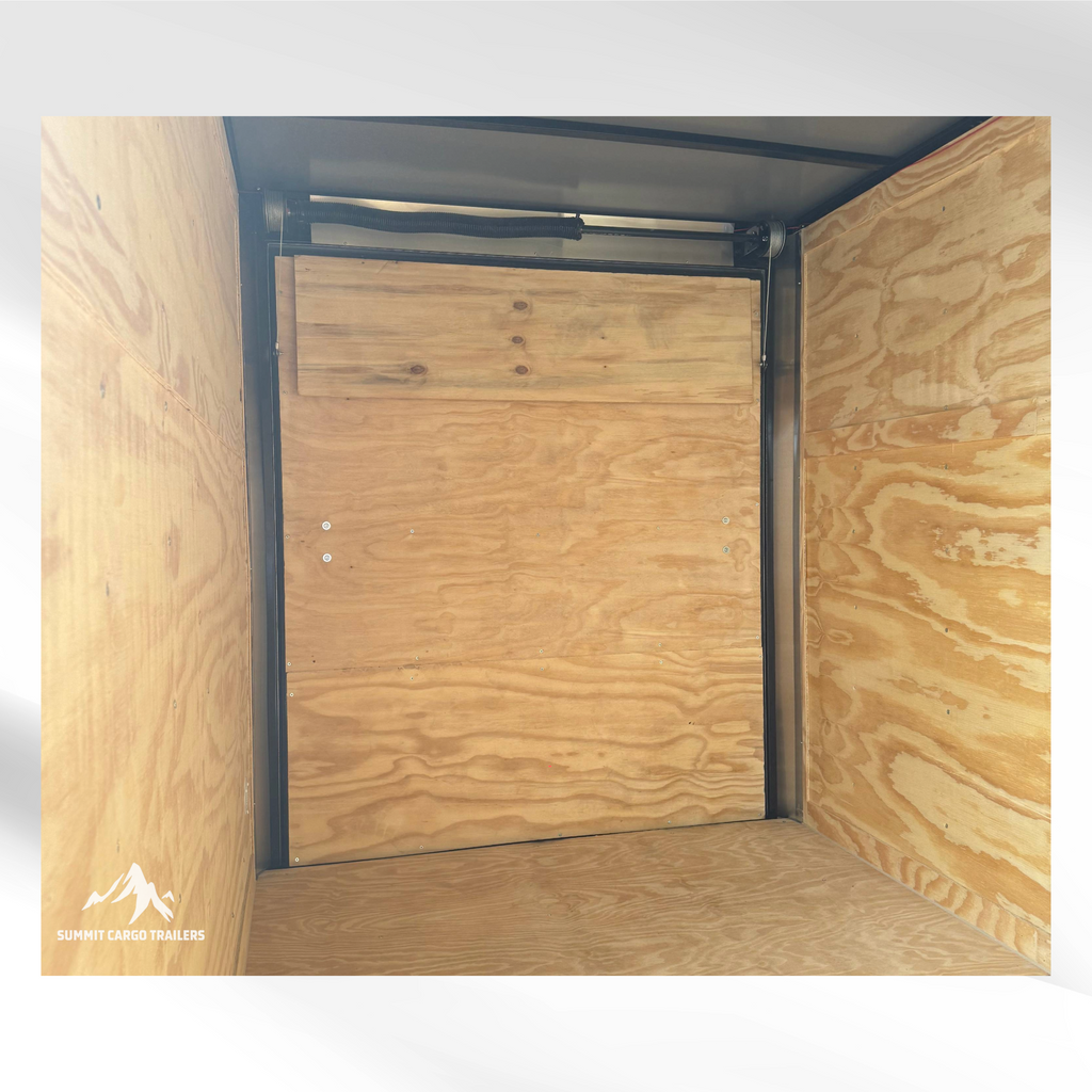 6X12SA White Standard Trailer