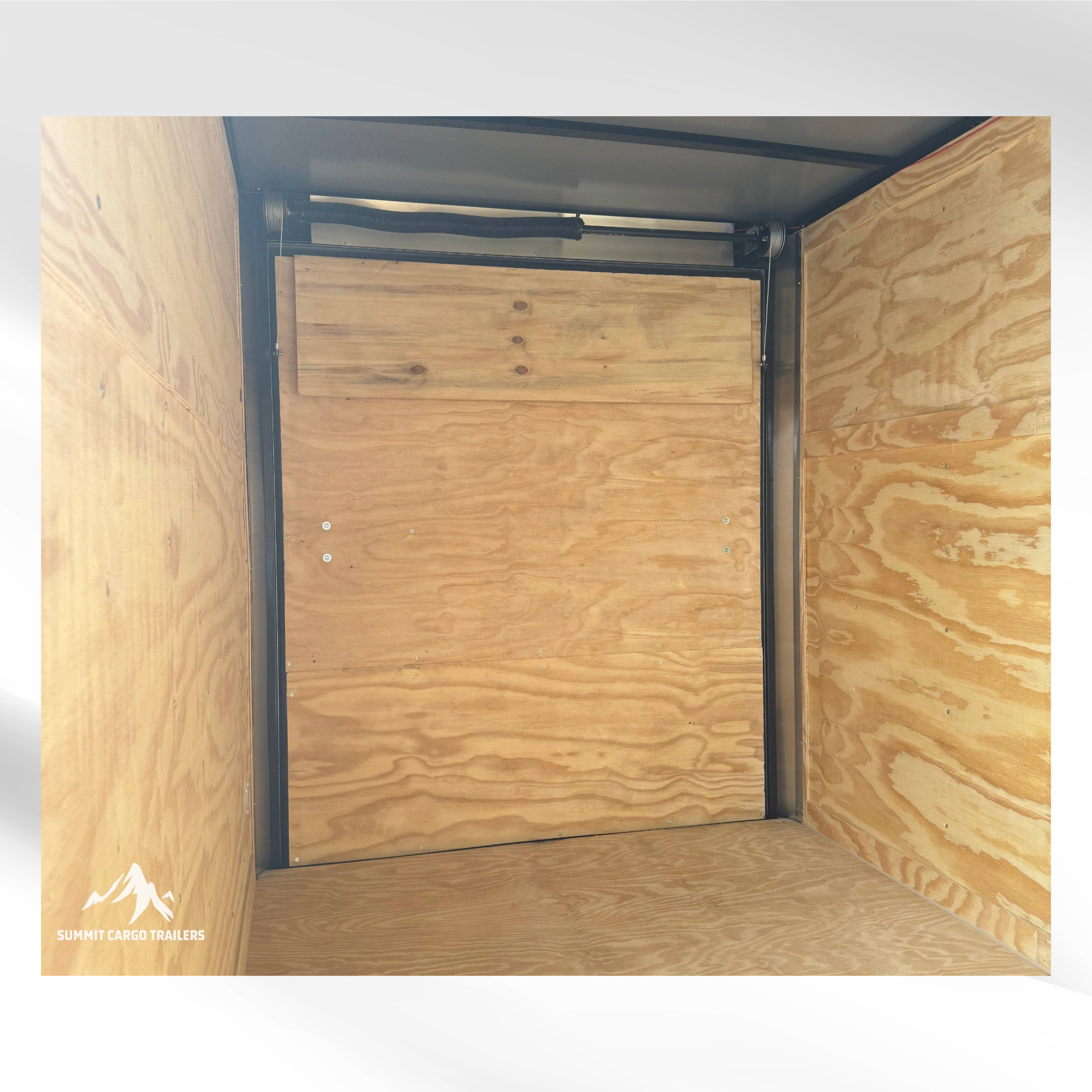 6X12SA White Standard Trailer