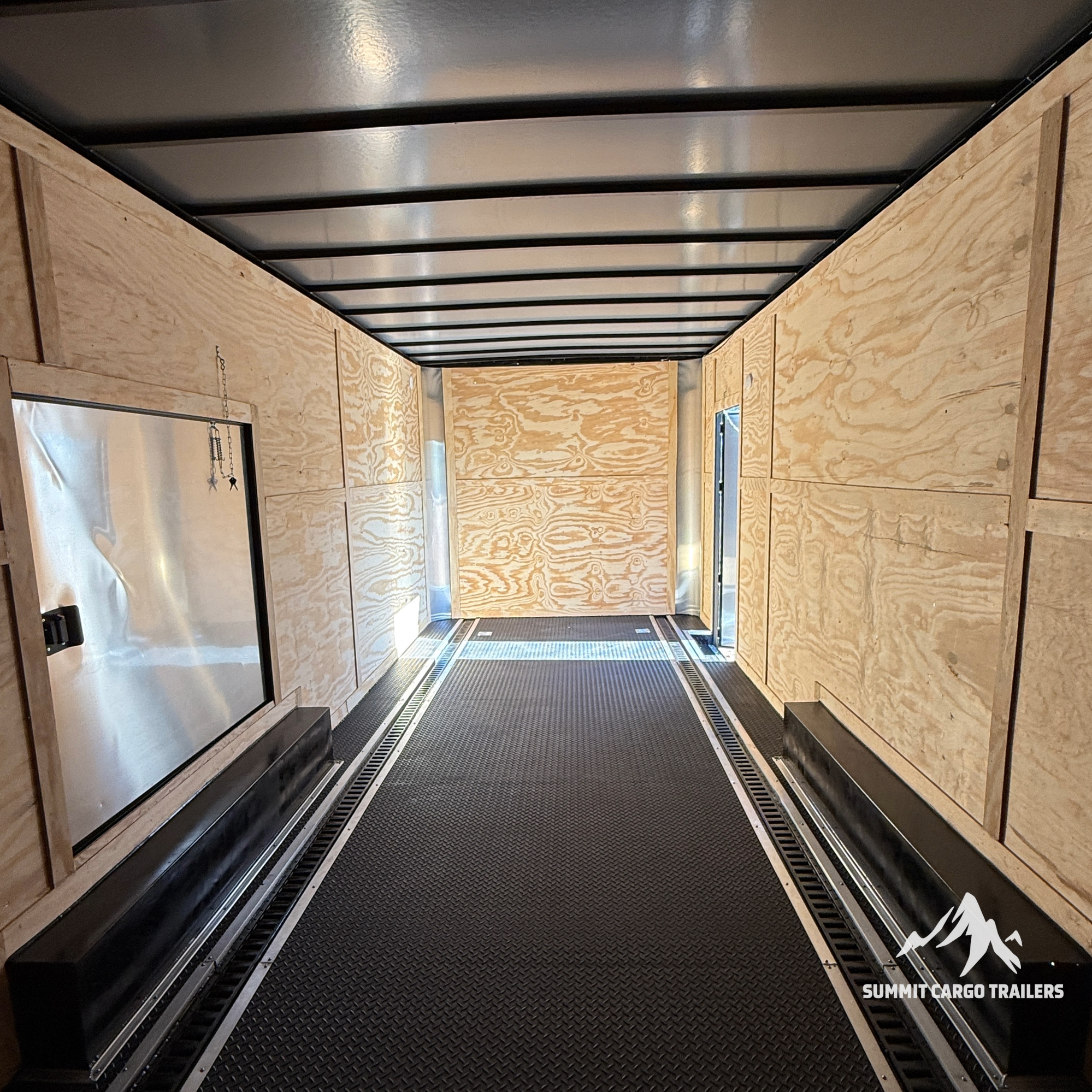 8.5X24TA Silver Car Hauler Trailer