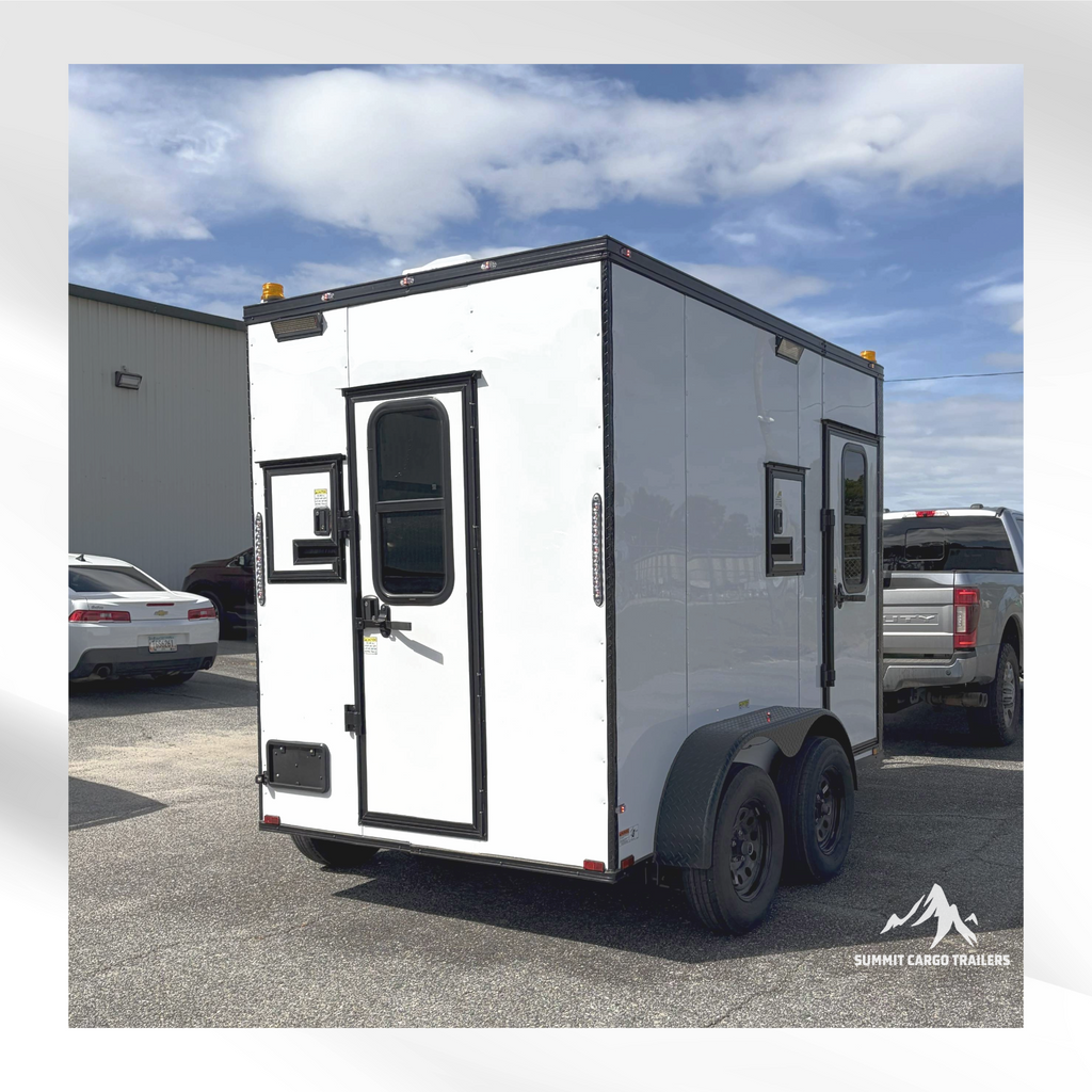 6X10TA White Splicing Trailer