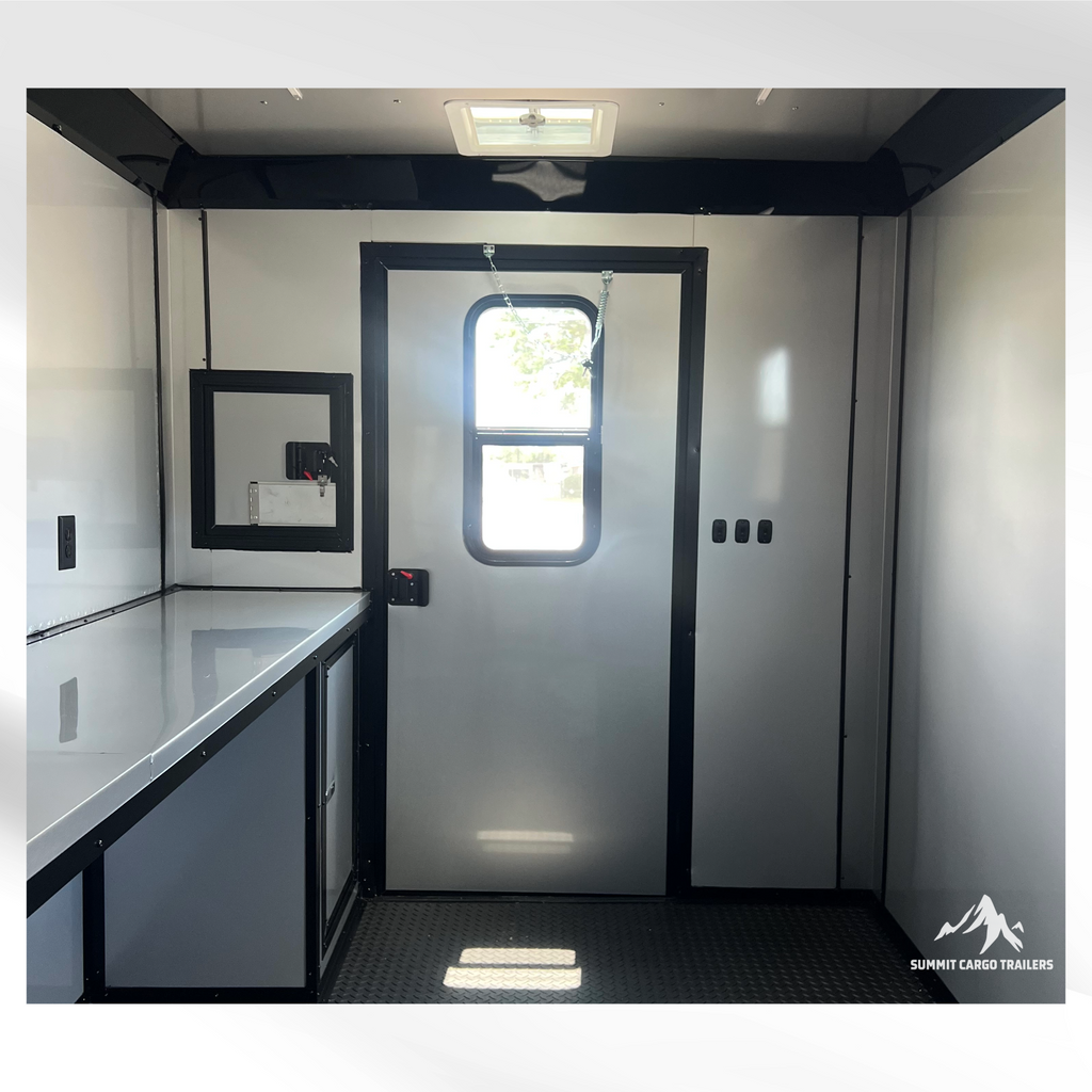 7X12TA White Splicing Trailer