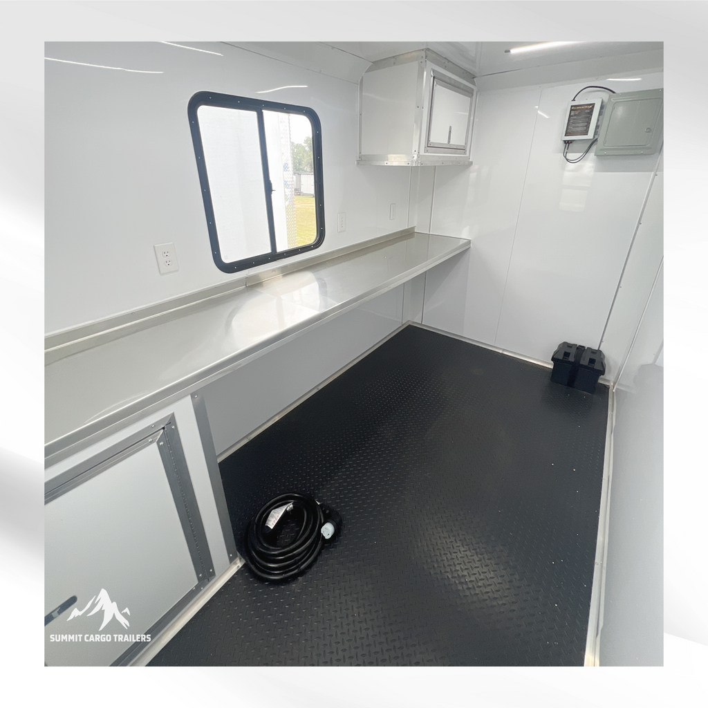6X10TA White Splicing Trailer
