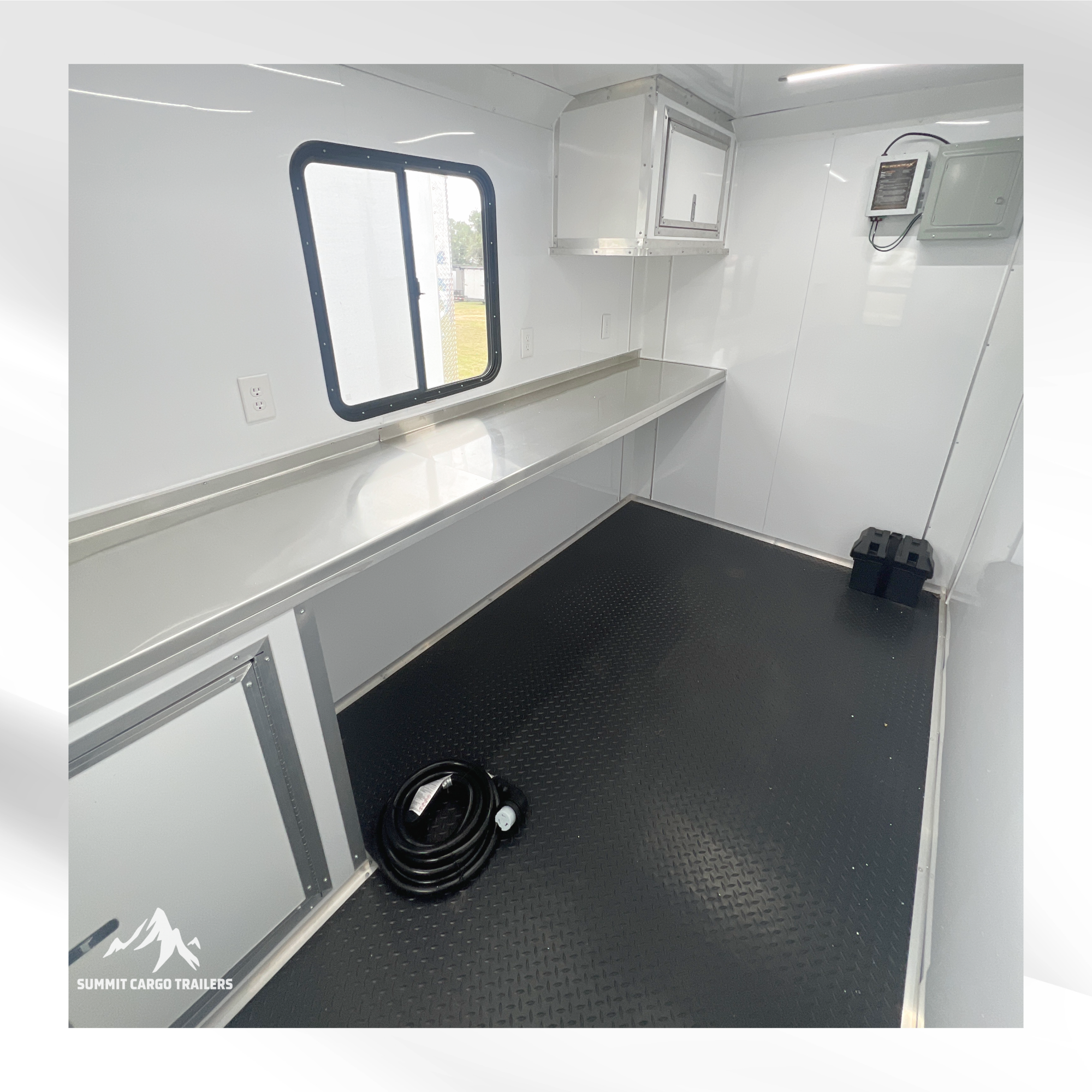 6X10TA White Splicing Trailer