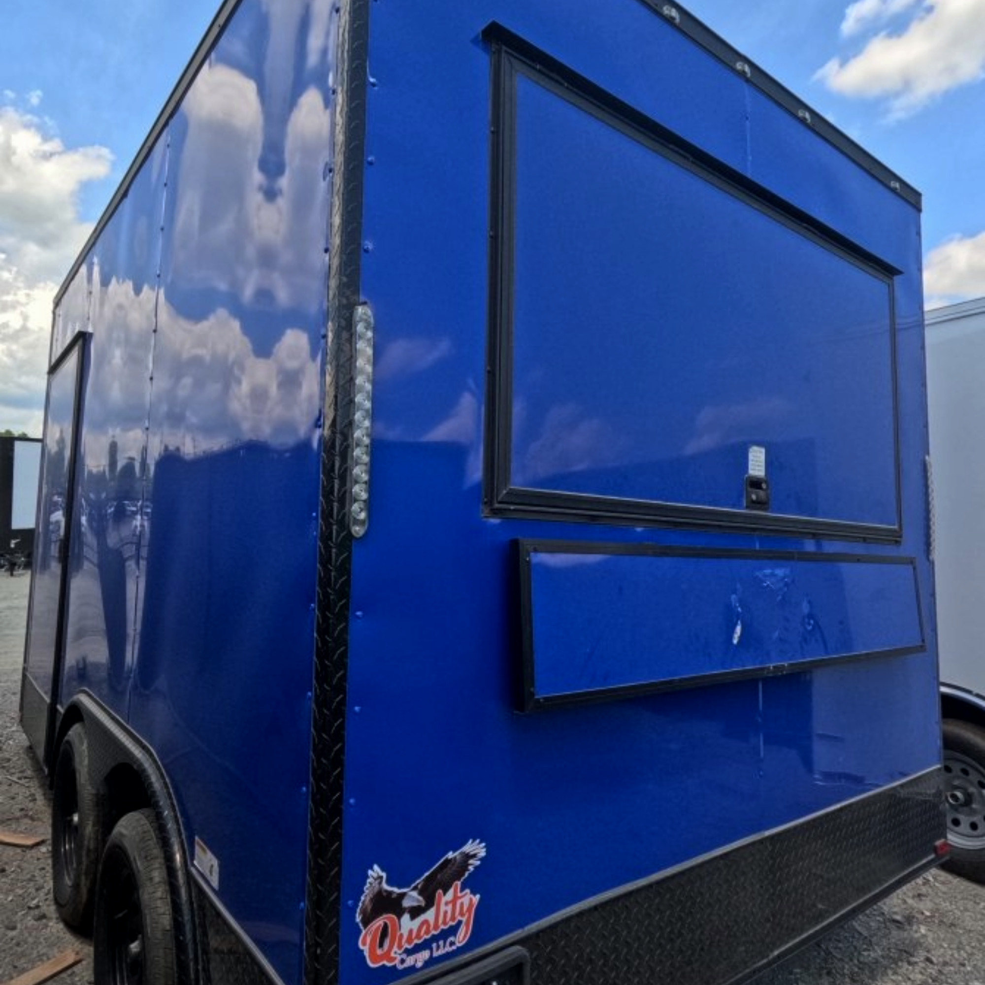 8.5X12 Blue Concession Trailer