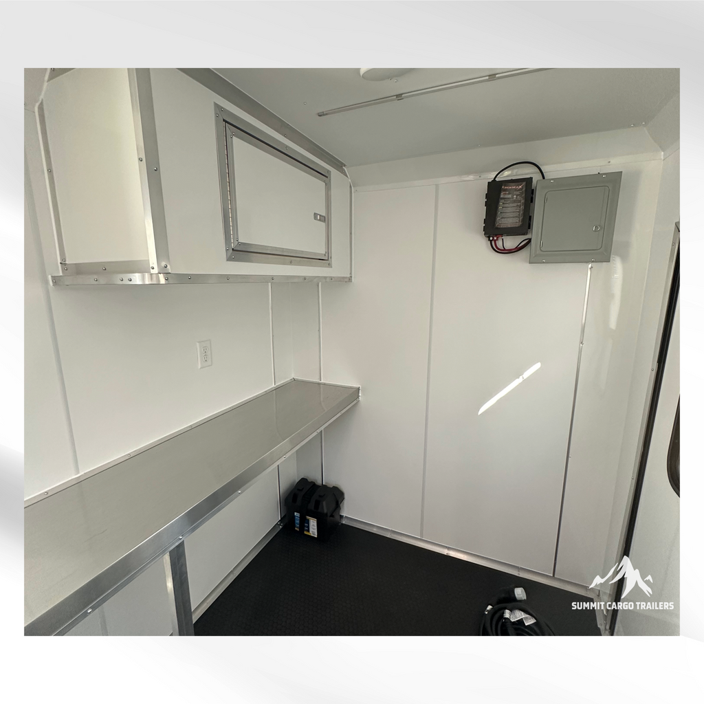6X10TA White Splicing Trailer