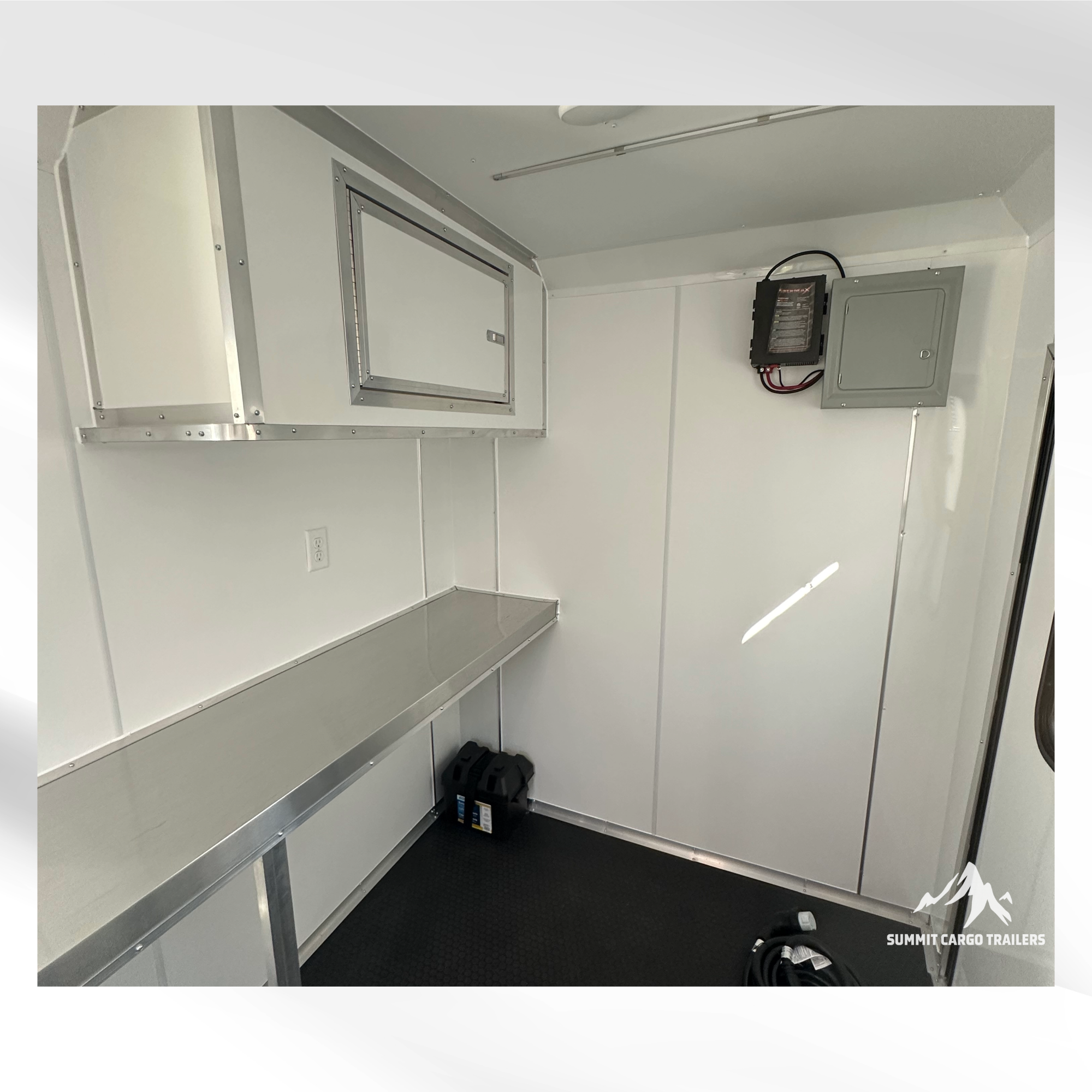 6X10TA White Splicing Trailer