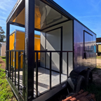 6X18TA3 Peidmont Silver Porch Concession Trailer