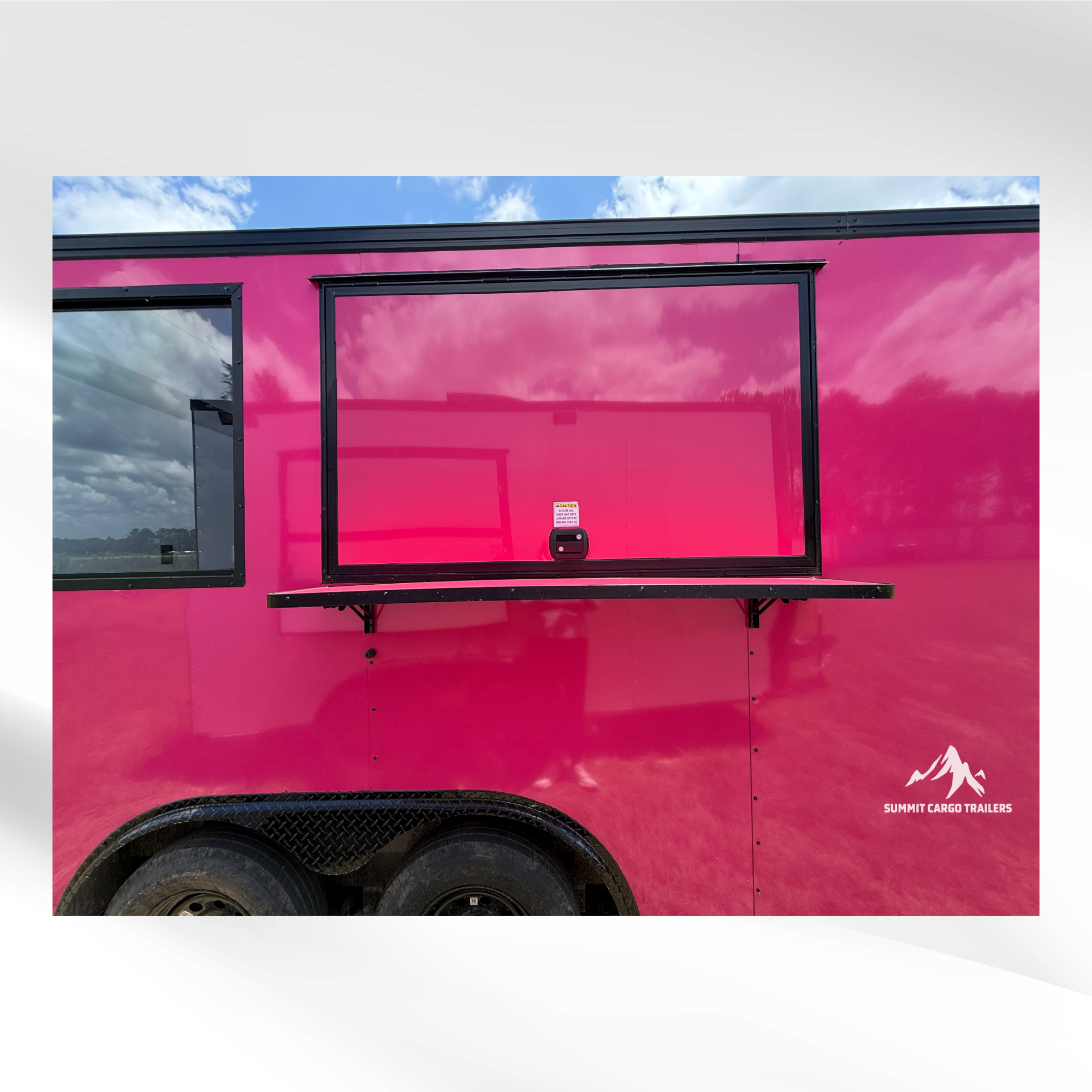 8.5X14TA Pink Concession Trailer