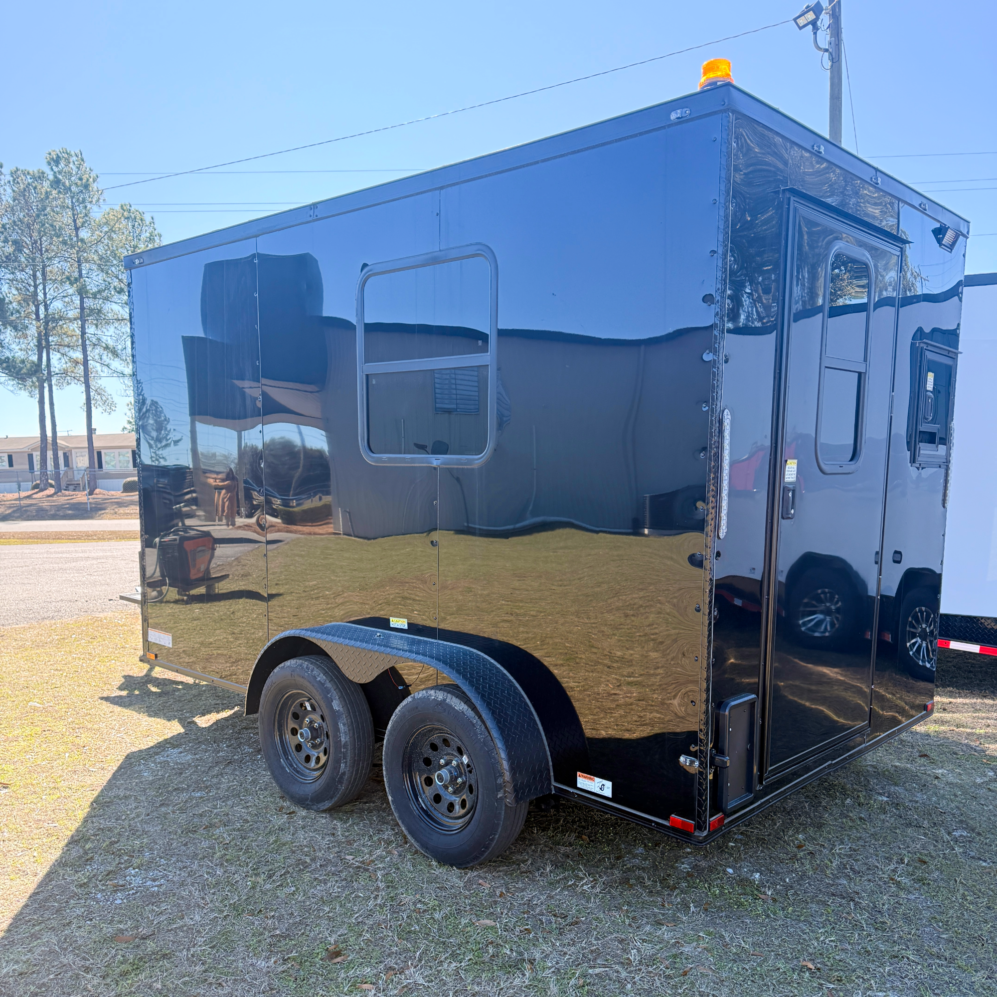 7X12TA Black Splicing Trailer