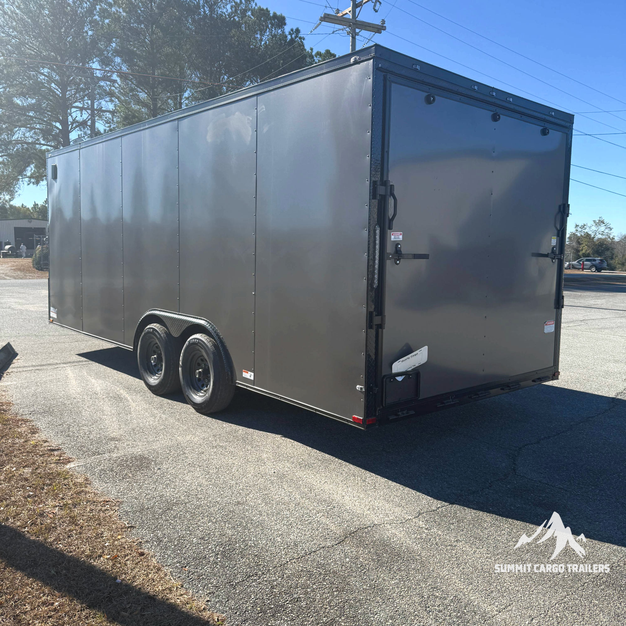 8.5X20TA3 Charcoal Standard Car Hauler Trailer