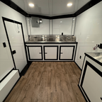 8.5X14TA Black Beverage Concession Trailer