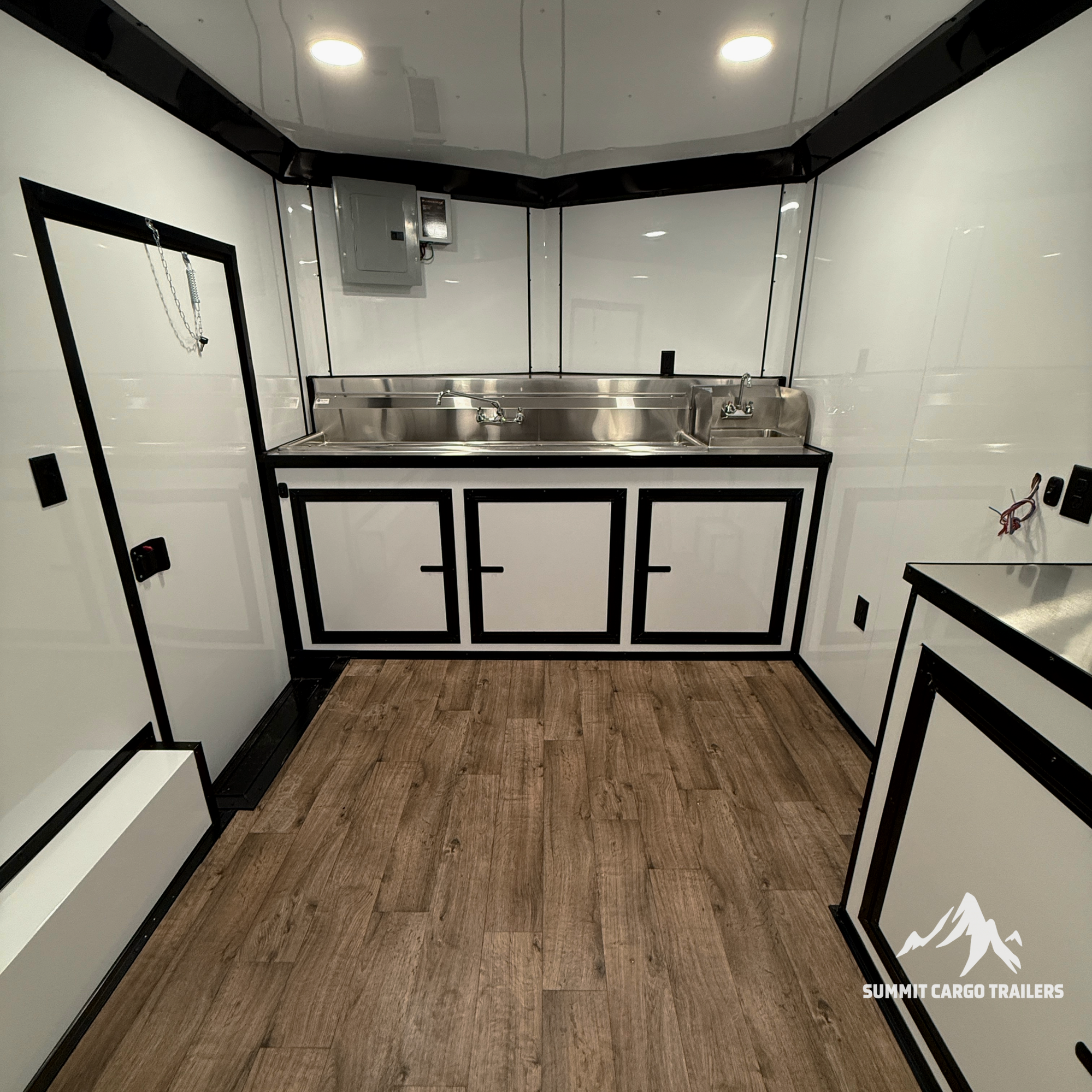 8.5X14TA Black Beverage Concession Trailer