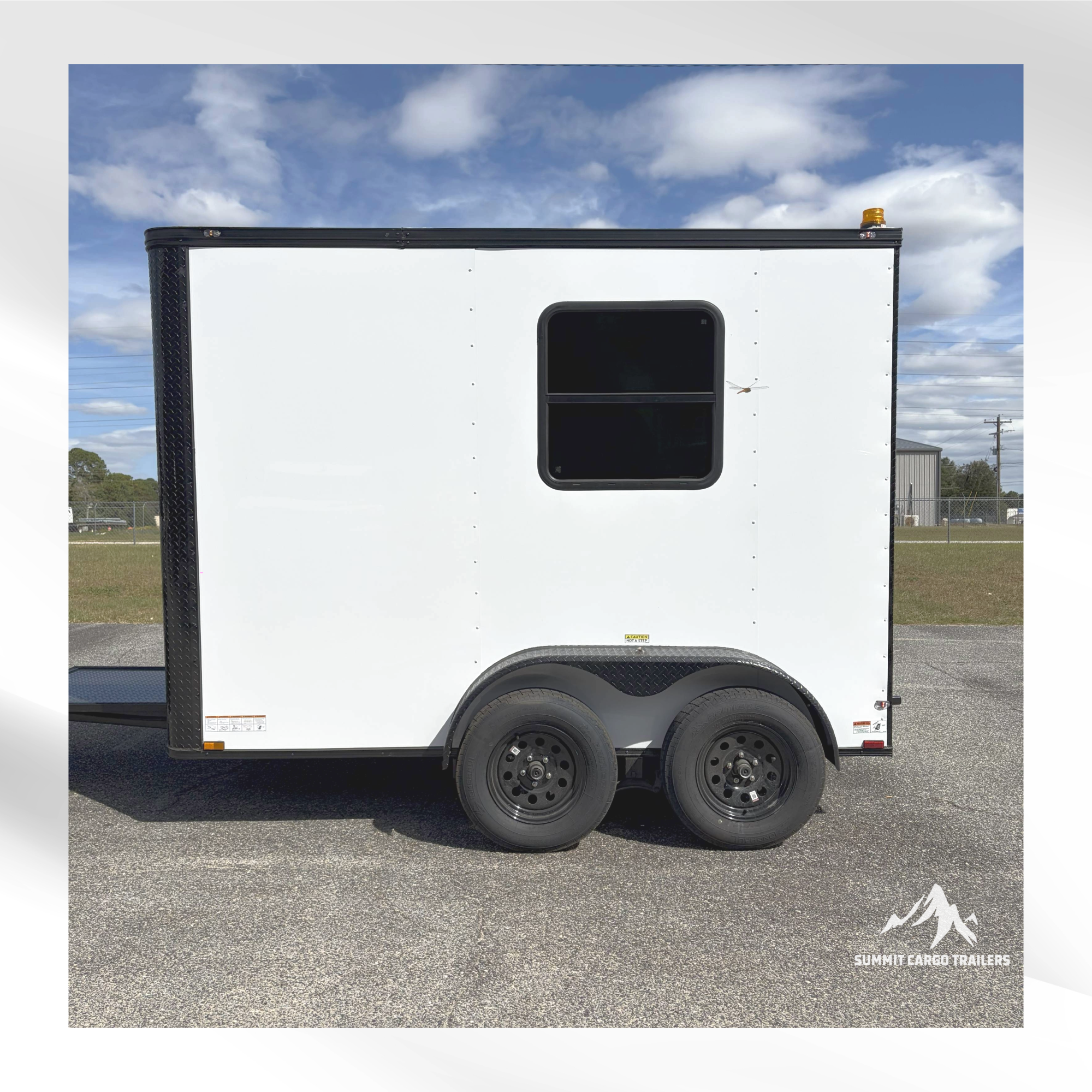 6X10TA White Splicing Trailer