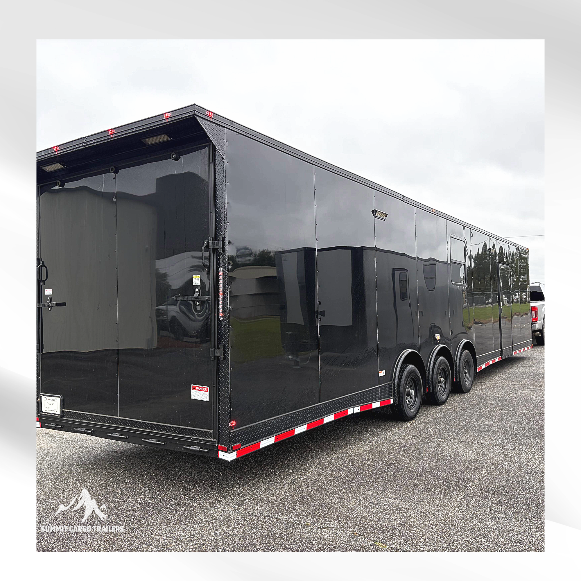 8.5X36TTA3 Black Race Ready Trailer