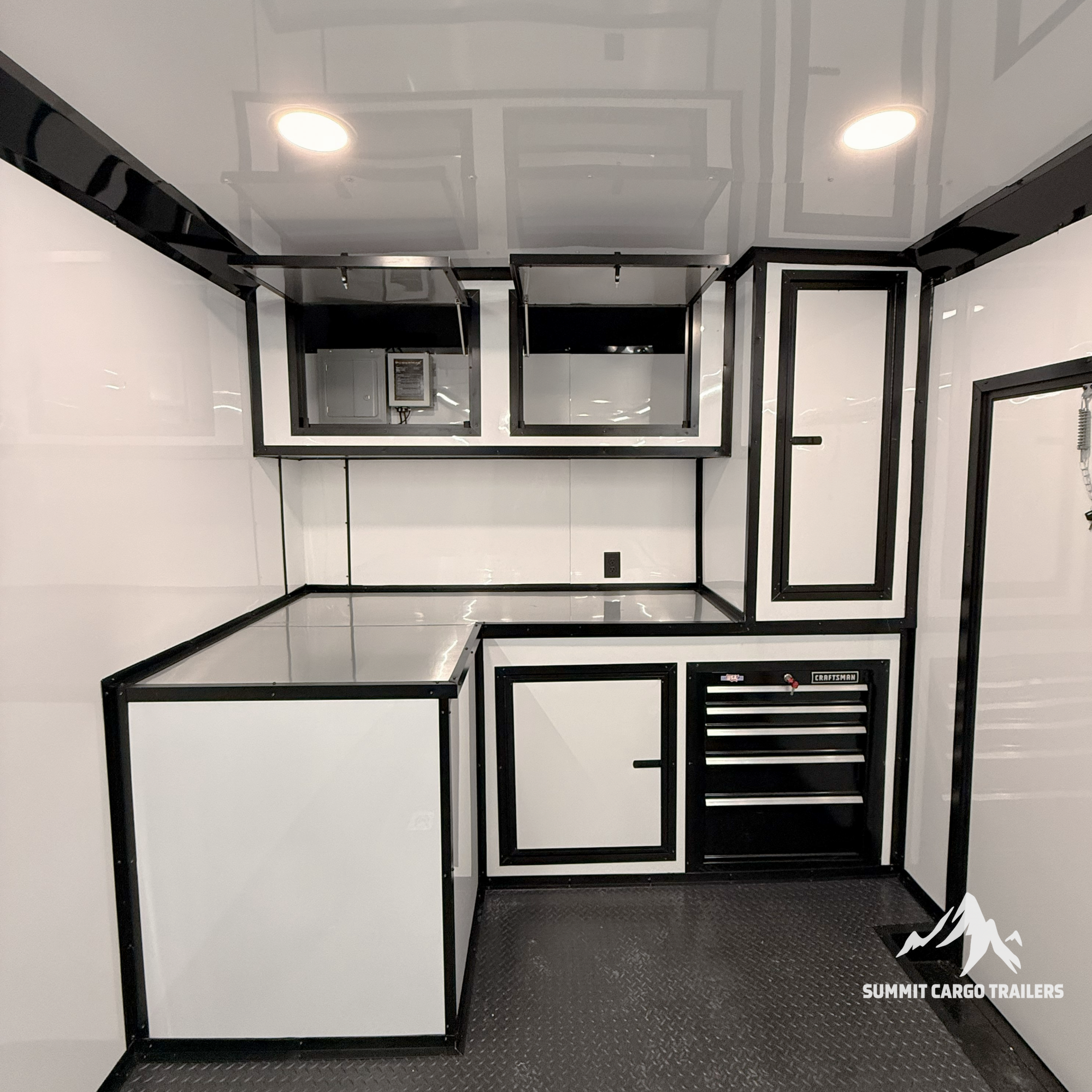 8.5X28TA5 Silver Car Hauler Trailer