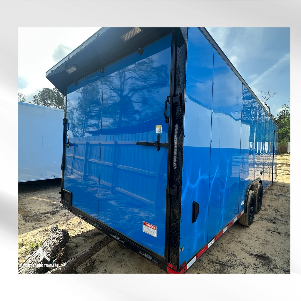 8.5X26TA Blue Car Hauler Trailer