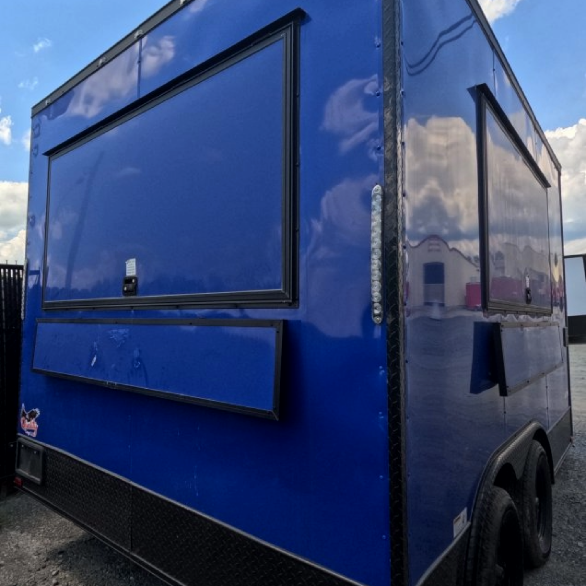 8.5X12 Blue Concession Trailer
