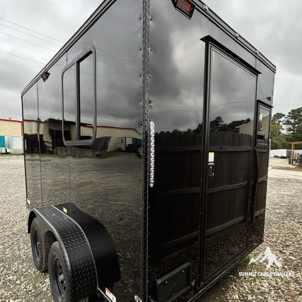 7X12TA Black Splicing Trailer