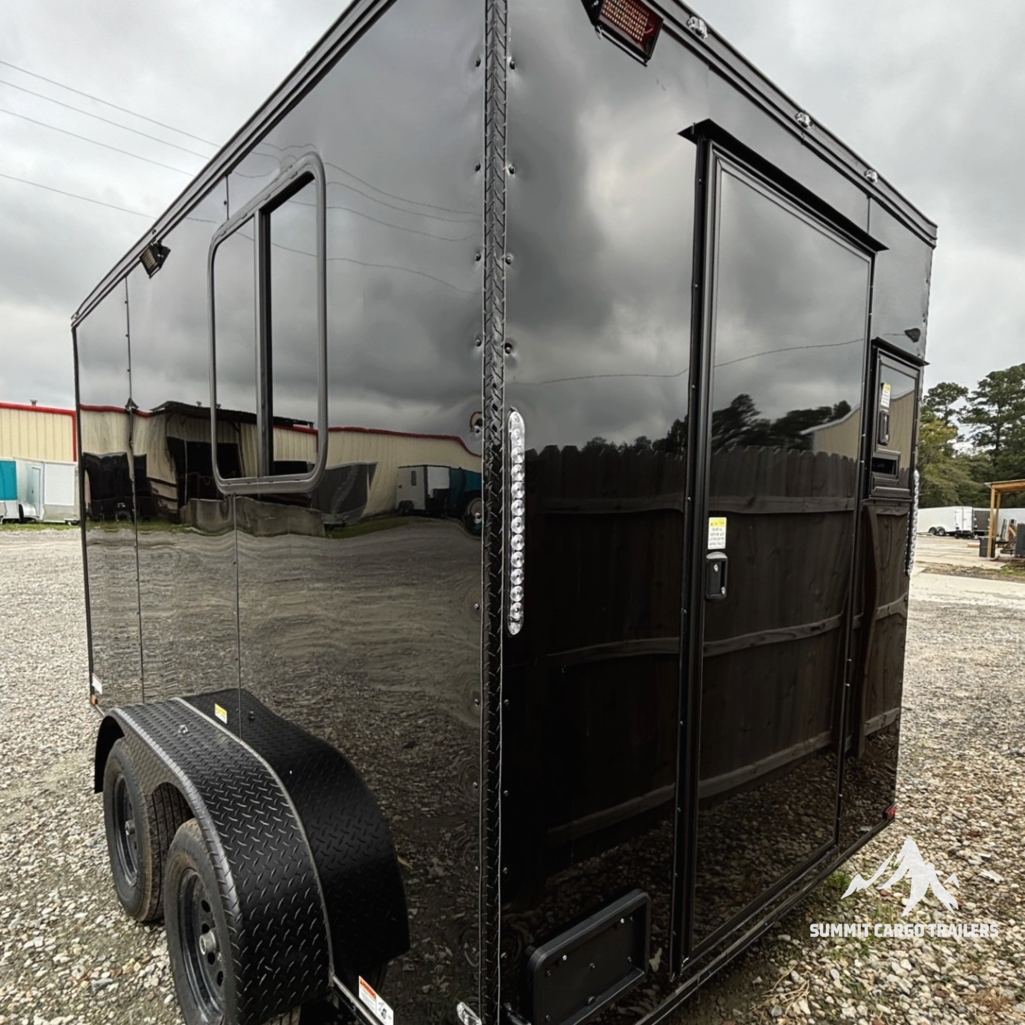 7X12TA Black Splicing Trailer