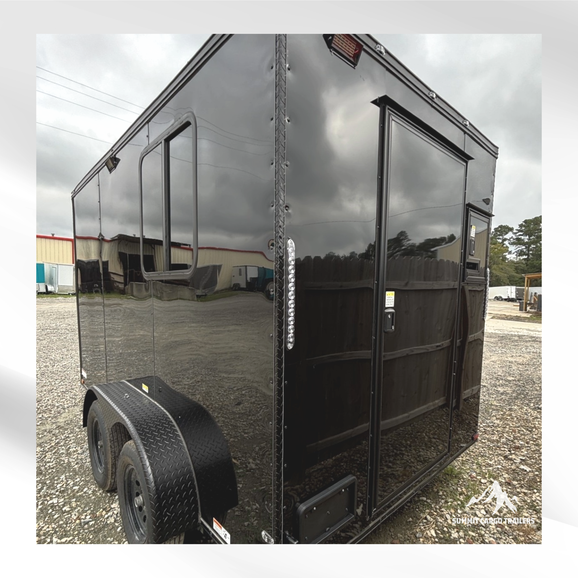 7X12TA Black Splicing Trailer