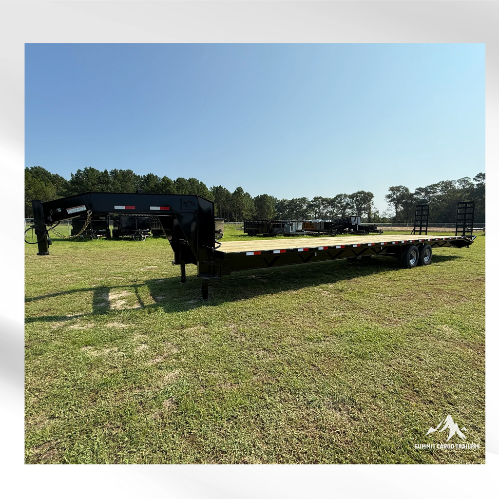 8.5X40TA Gooseneck Deck over Utility Trailer