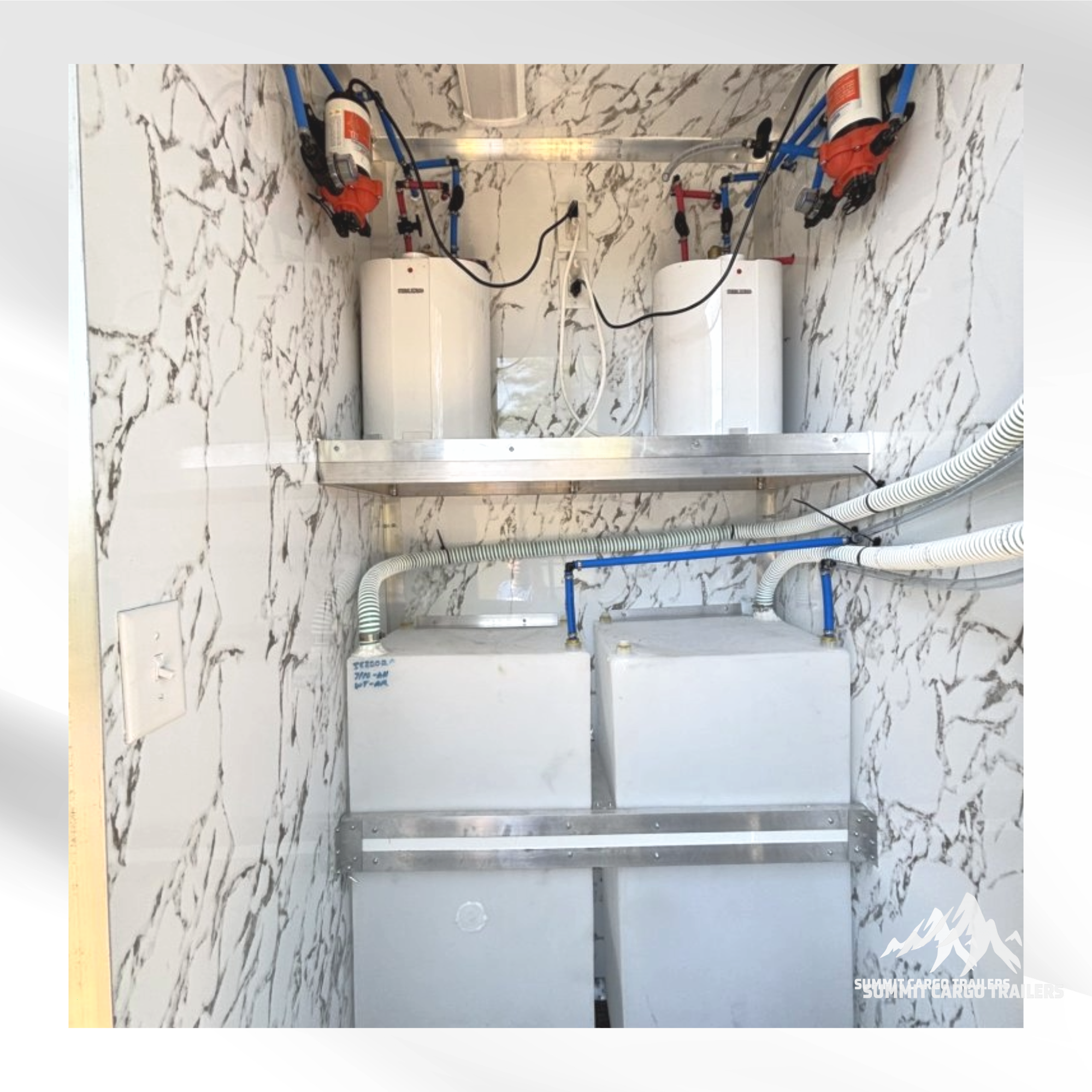 7X12SA5 Charcoal Bathroom Trailer