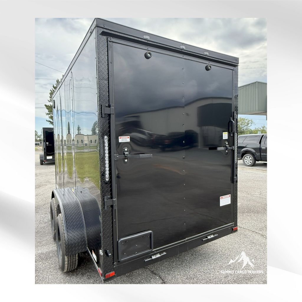 6X12TA Black Standard Trailer
