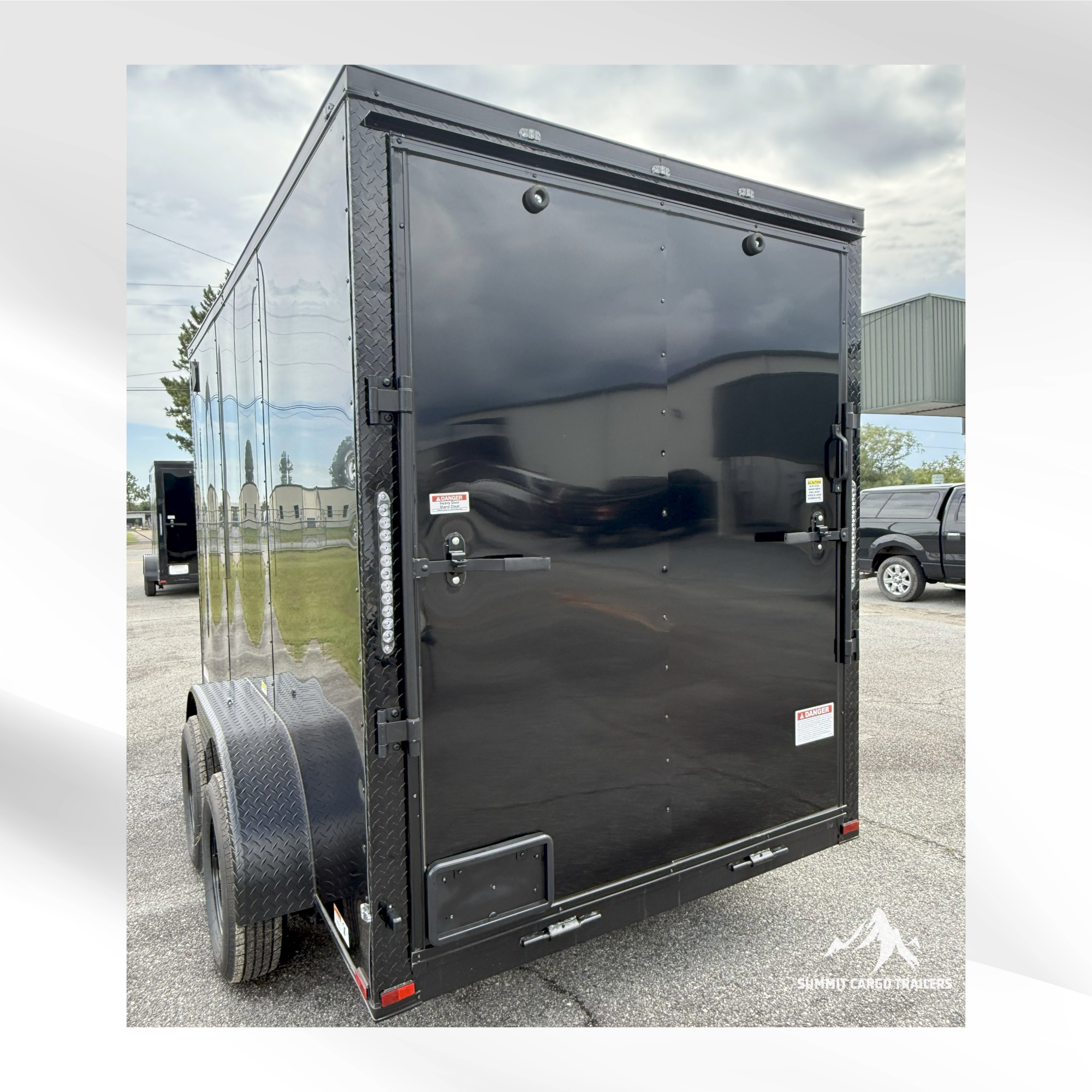 6X12TA Black Standard Trailer