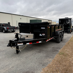 7X14TA Black Dump Trailer